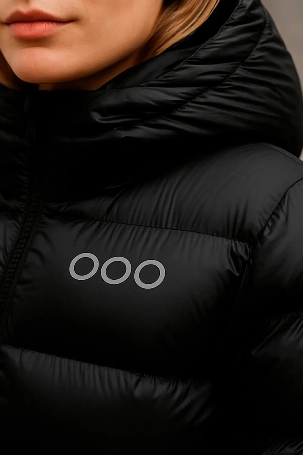 Abrigo Berlin Long jacket de la marque ECOON couleur noir 3/6