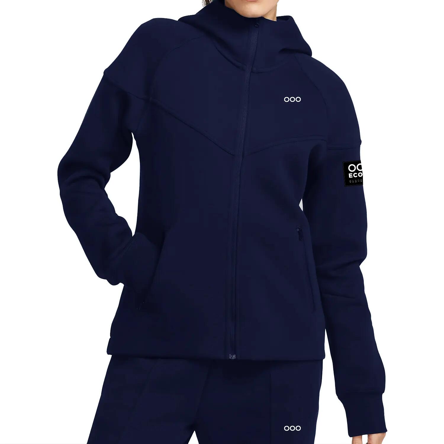 Sudadera avec capucha ECOON modèle York couleur bleu Marino 3/3