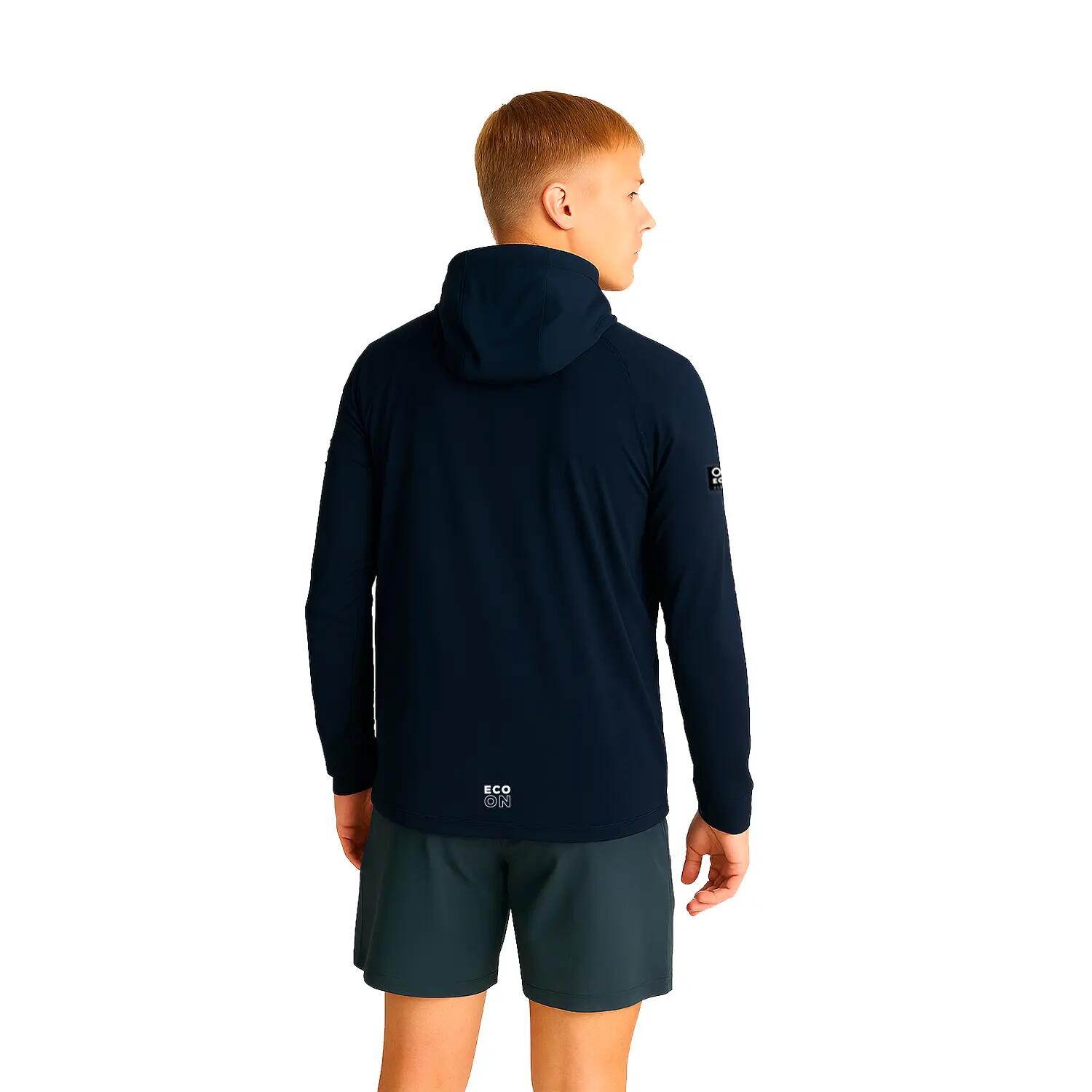 Sudadera ECOON modèle Mont-blanc couleur bleu Marino 2/7