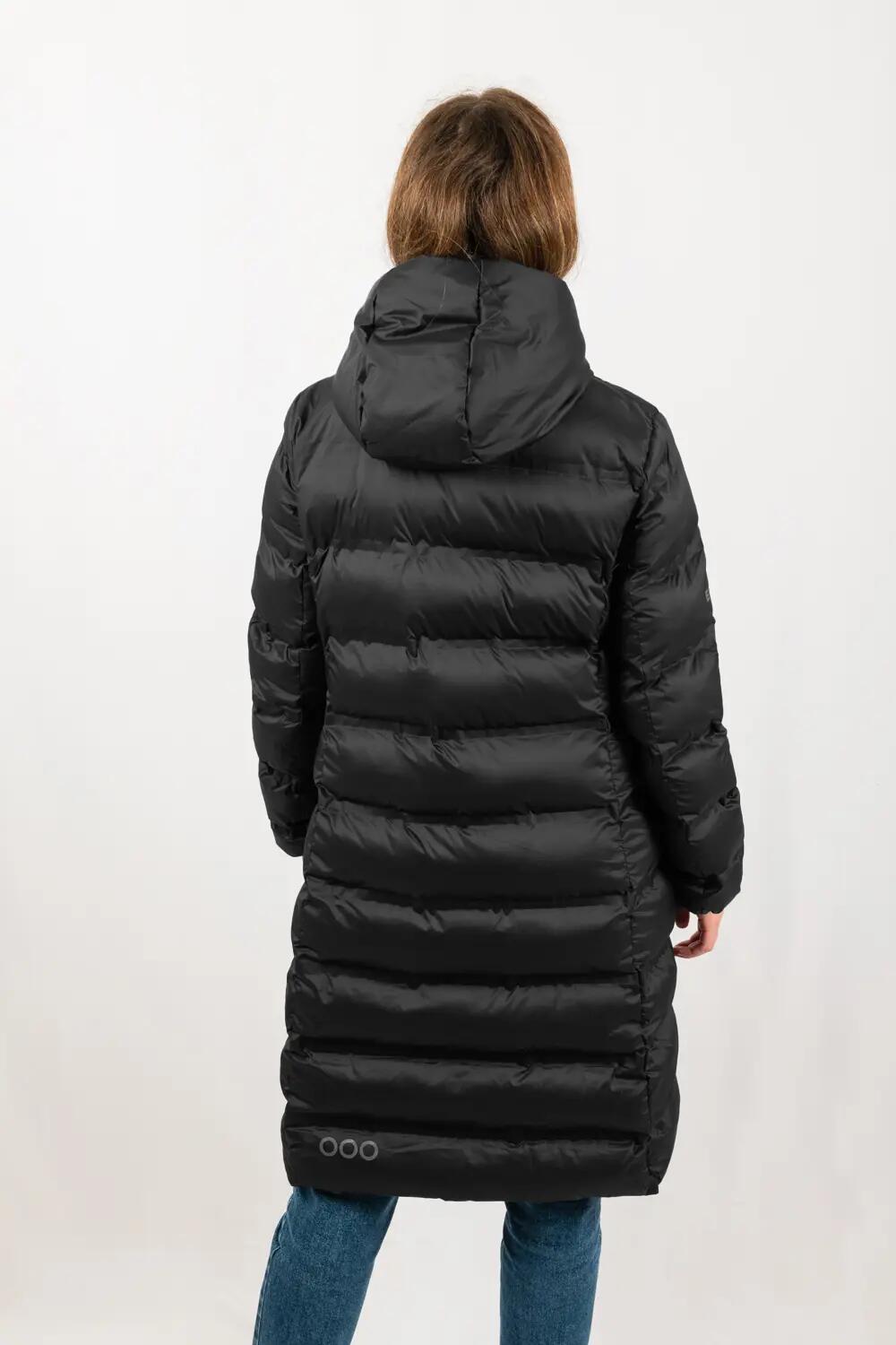 Abrigo Berlin Long jacket de la marque ECOON couleur noir 2/6