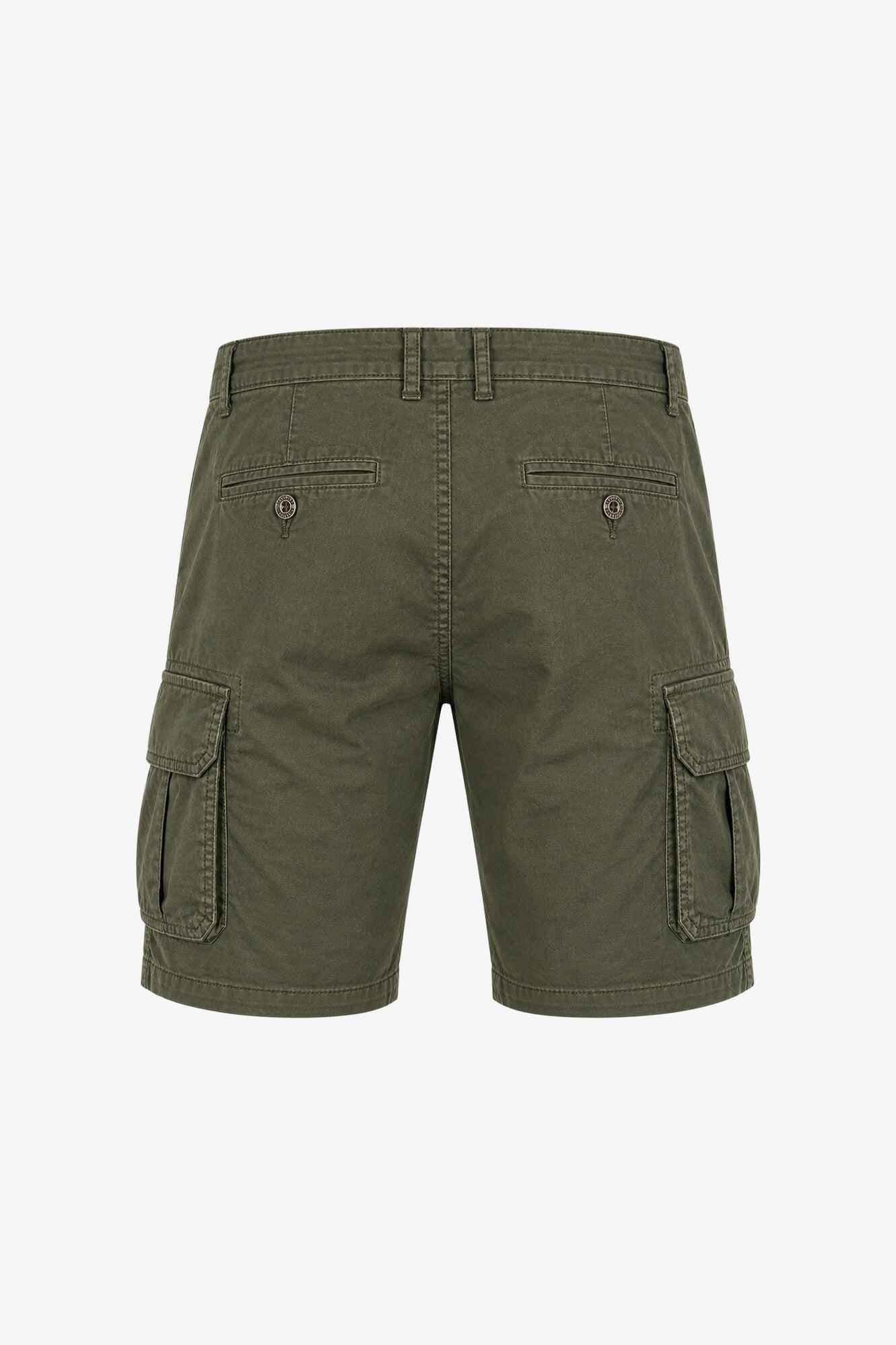 Bermuda Folgore militare cargo in cotone uomo 2/3
