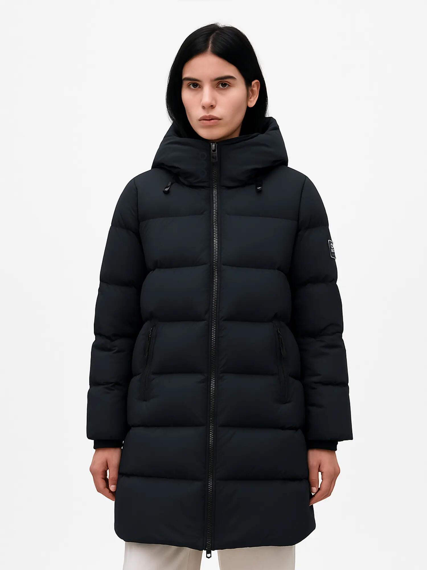 Abrigo Biarritz Long jacket de la marque ECOON couleur Azúl Marino 2/3