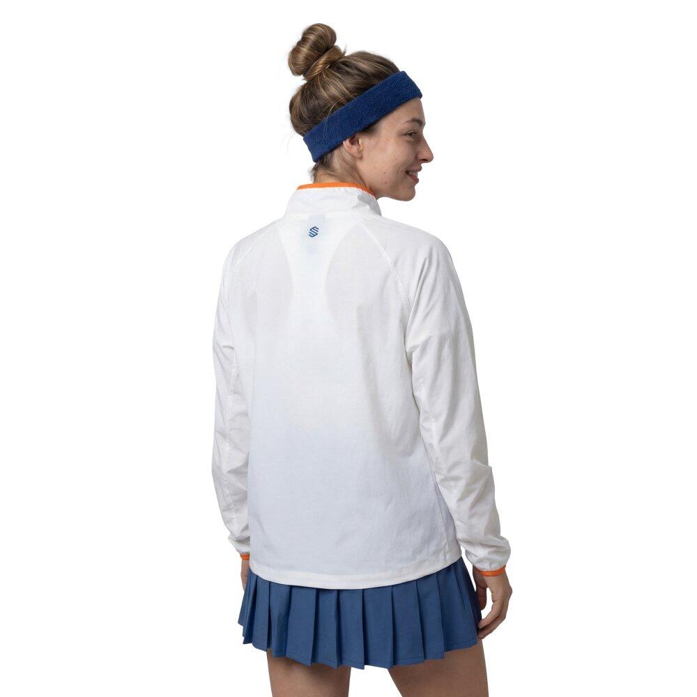 Damska lekka kurtka tenisowa Siroko Dink-W White