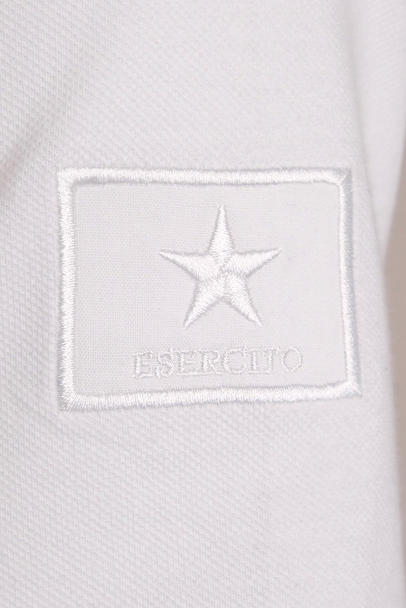 Polo Aviazione Esercito bianca a maniche corte in cotone uomo 6/6