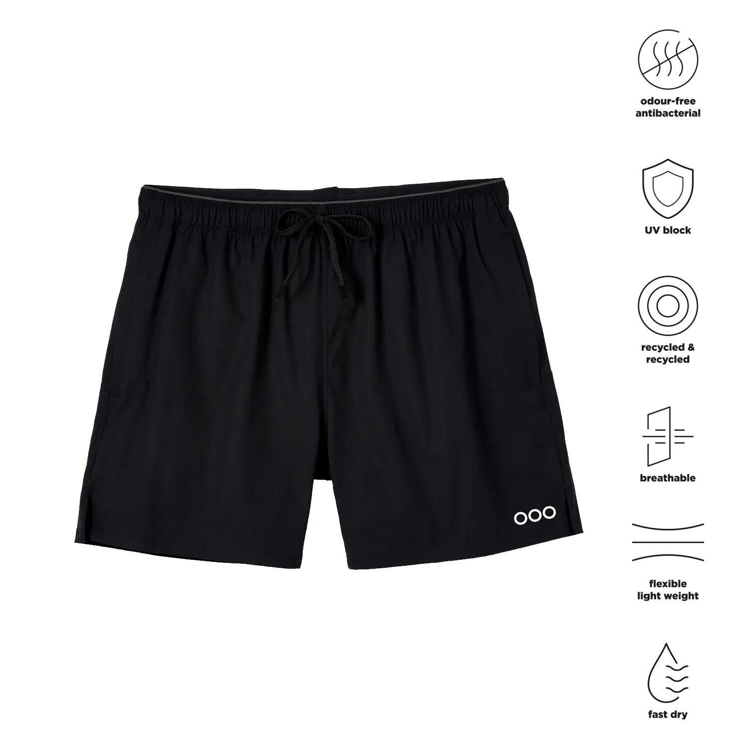 Short ECOON modèle sicily couleur noir 2/7