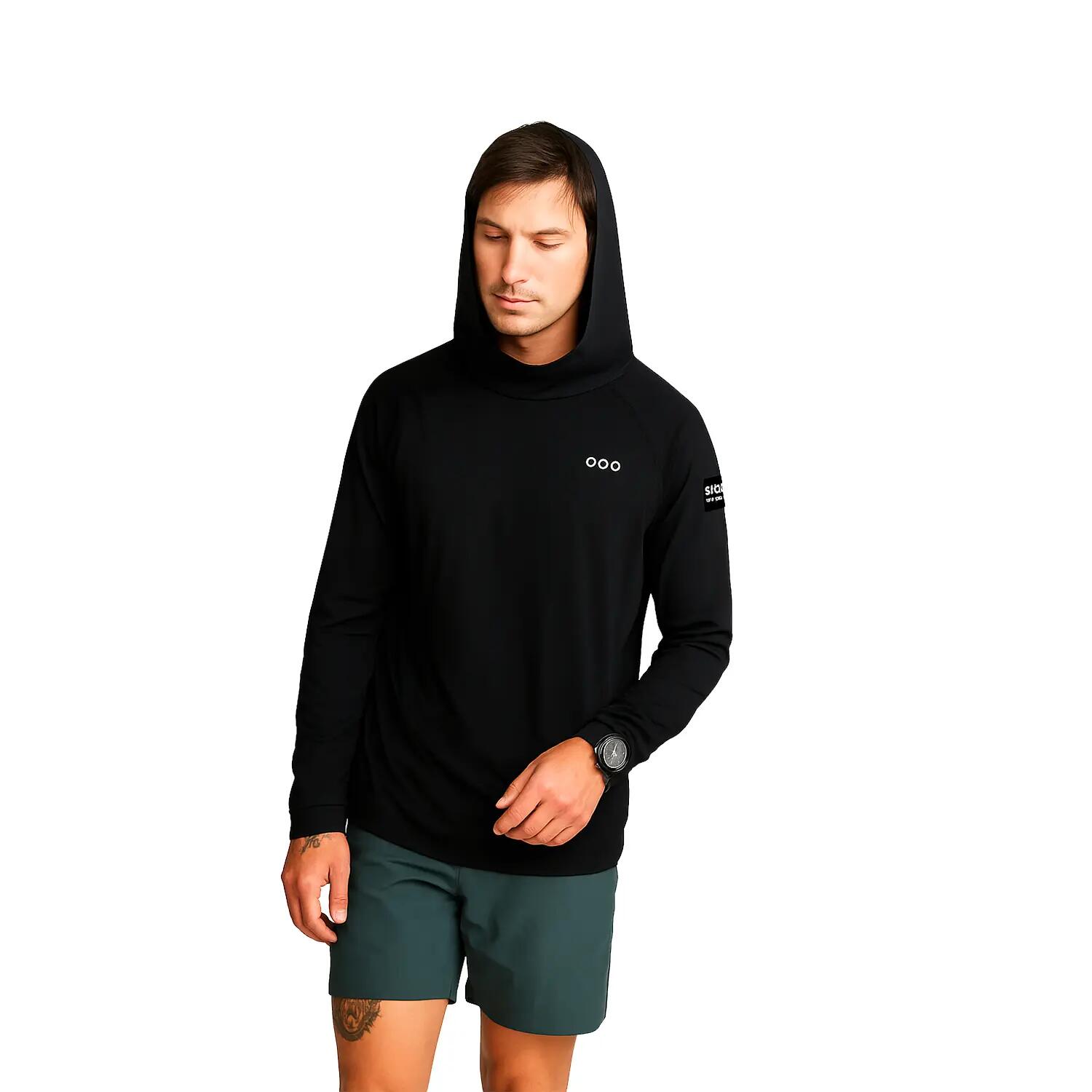 Sudadera ECOON modèle Mont-blanc couleur noir 5/7