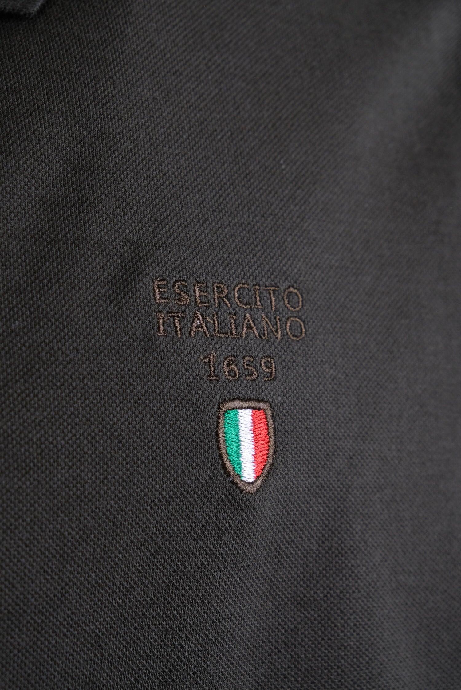 Polo Esercito militare a maniche corte in cotone uomo 3/4