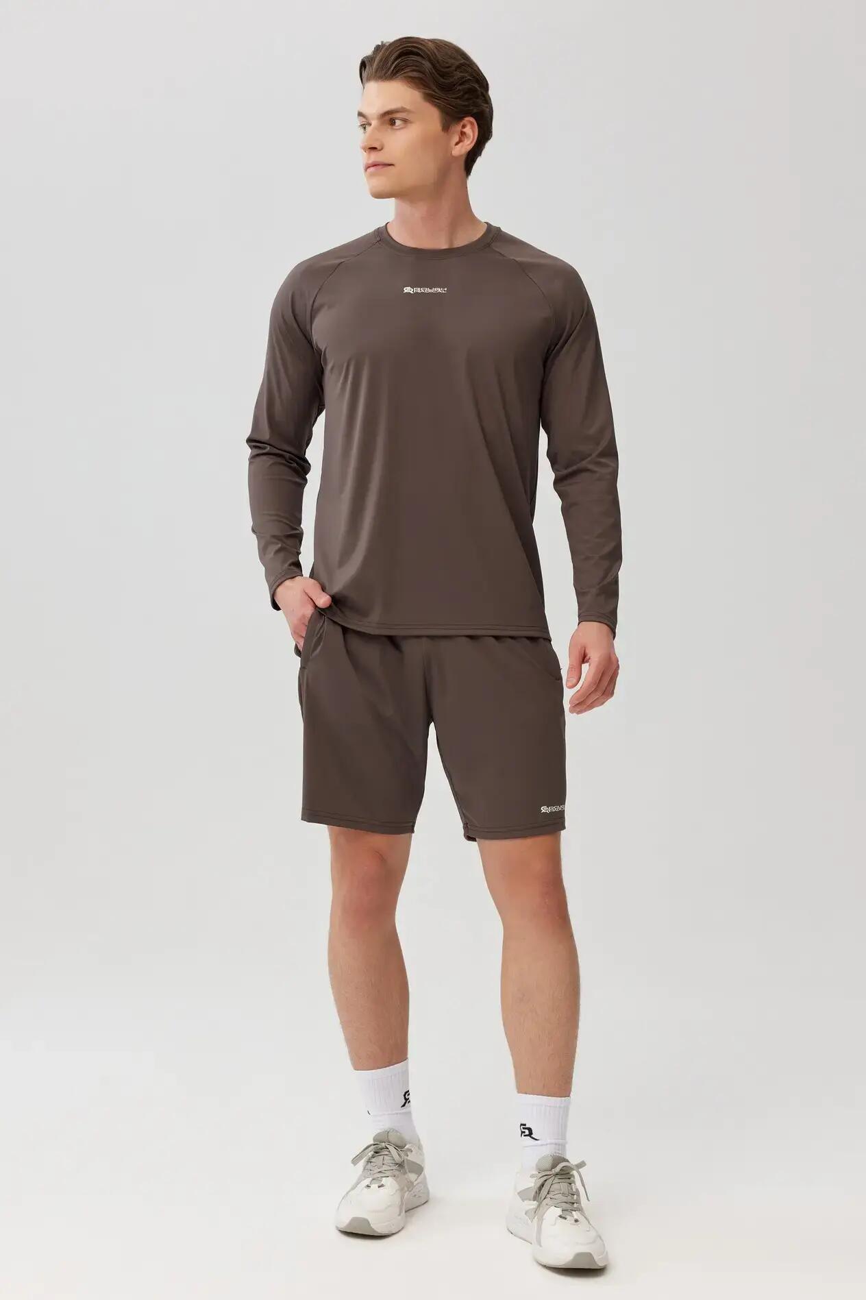 Męska koszulka treningowa szybkoschnąca Rough Radical Proof Tee Ls 3/4