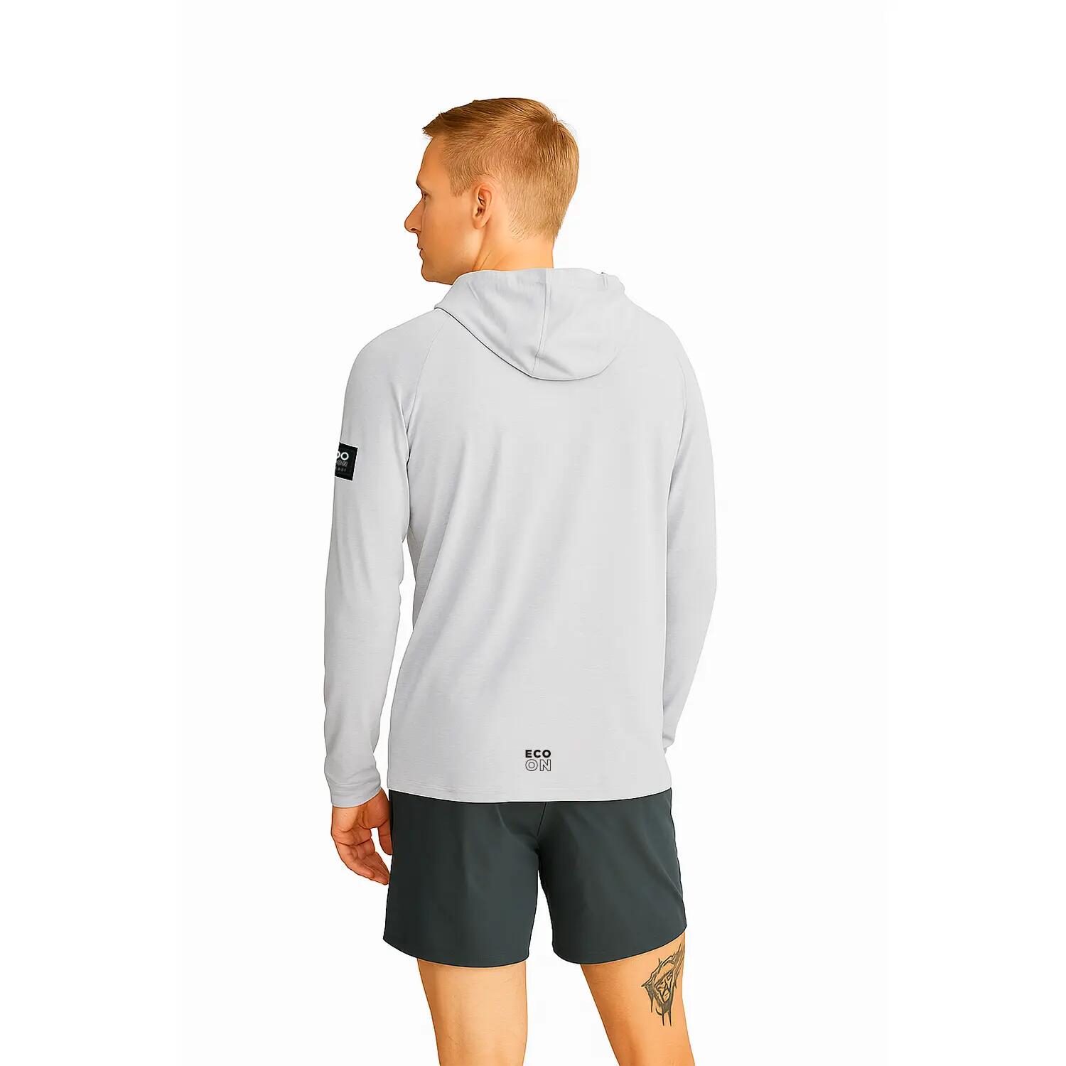 Sudadera ECOON modèle Mont-blanc couleur blanc 3/7