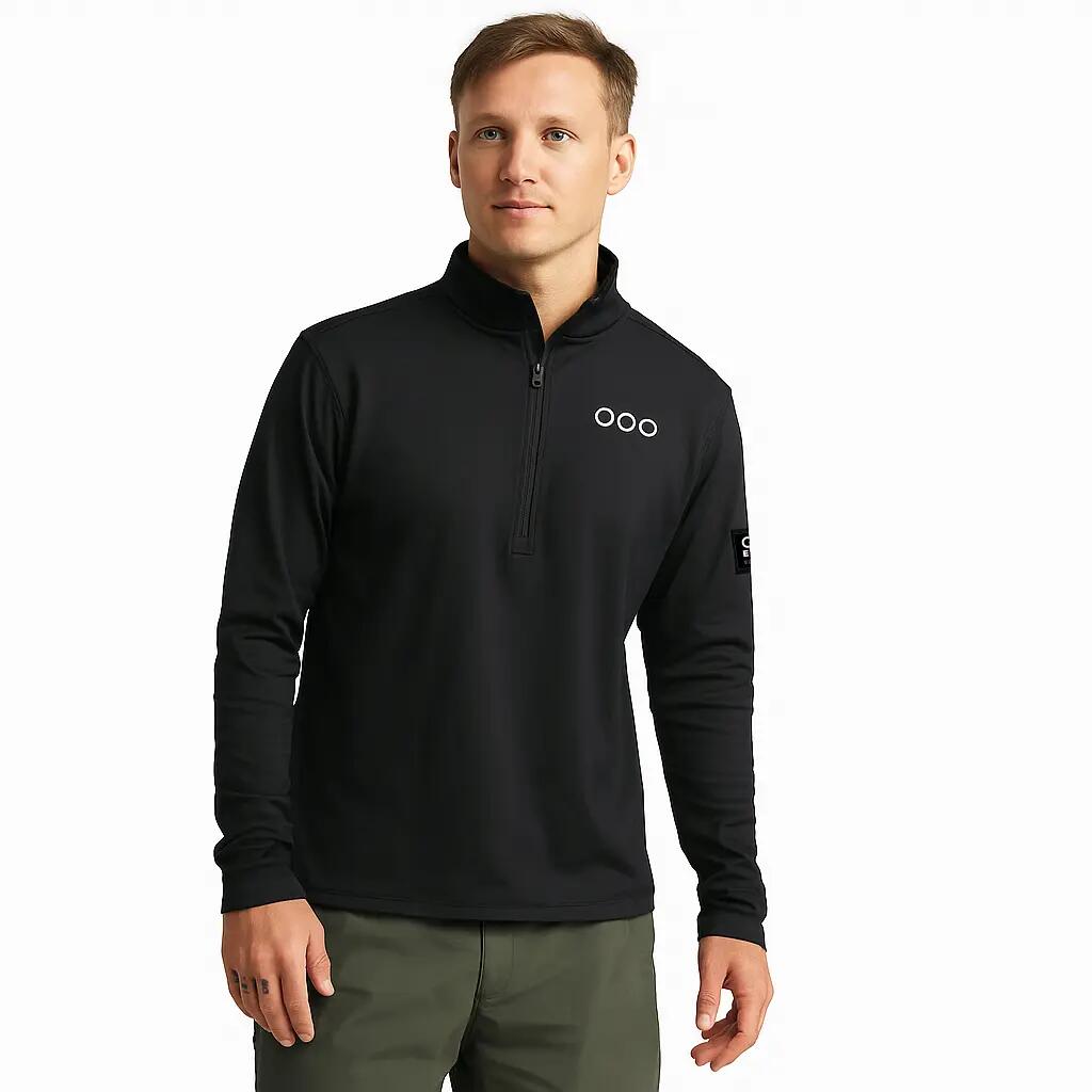 Sudadera ECOON modèle La diagonale des Fous couleur noir 3/7