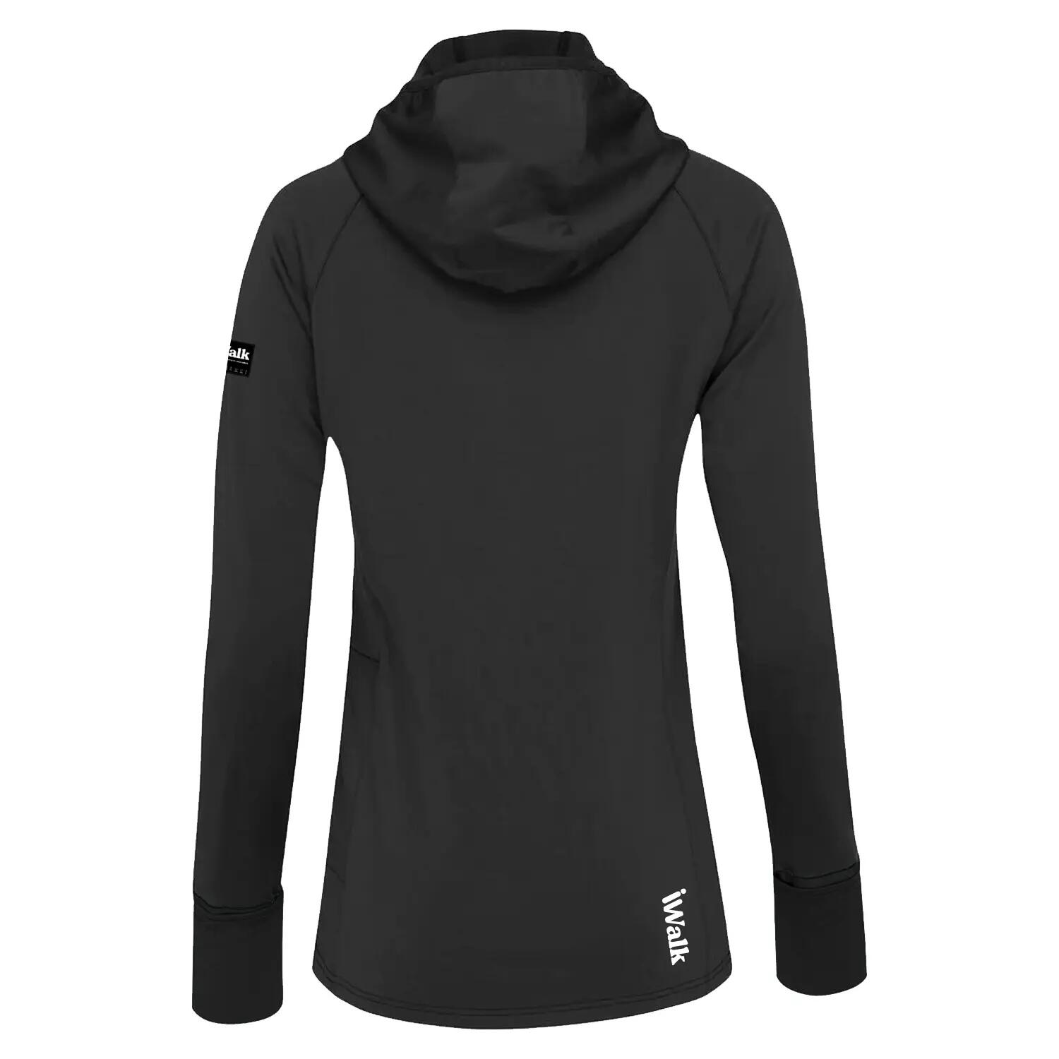Sudadera iwalk EcoRun Tech Sweatshirt Femme couleur noir 2/5
