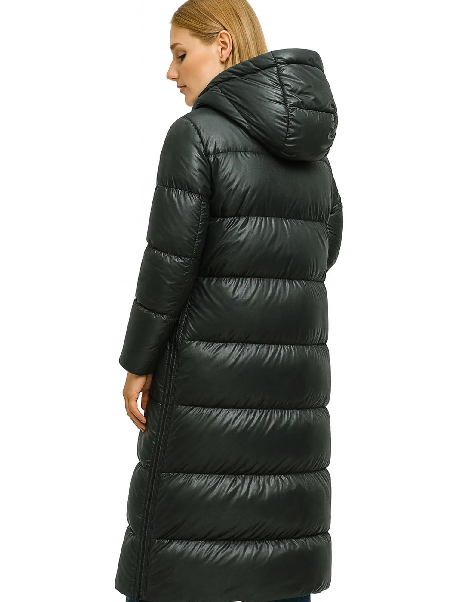 Abrigo Niza long jacket de la marque ECOON couleur Vert Oscuro 2/3