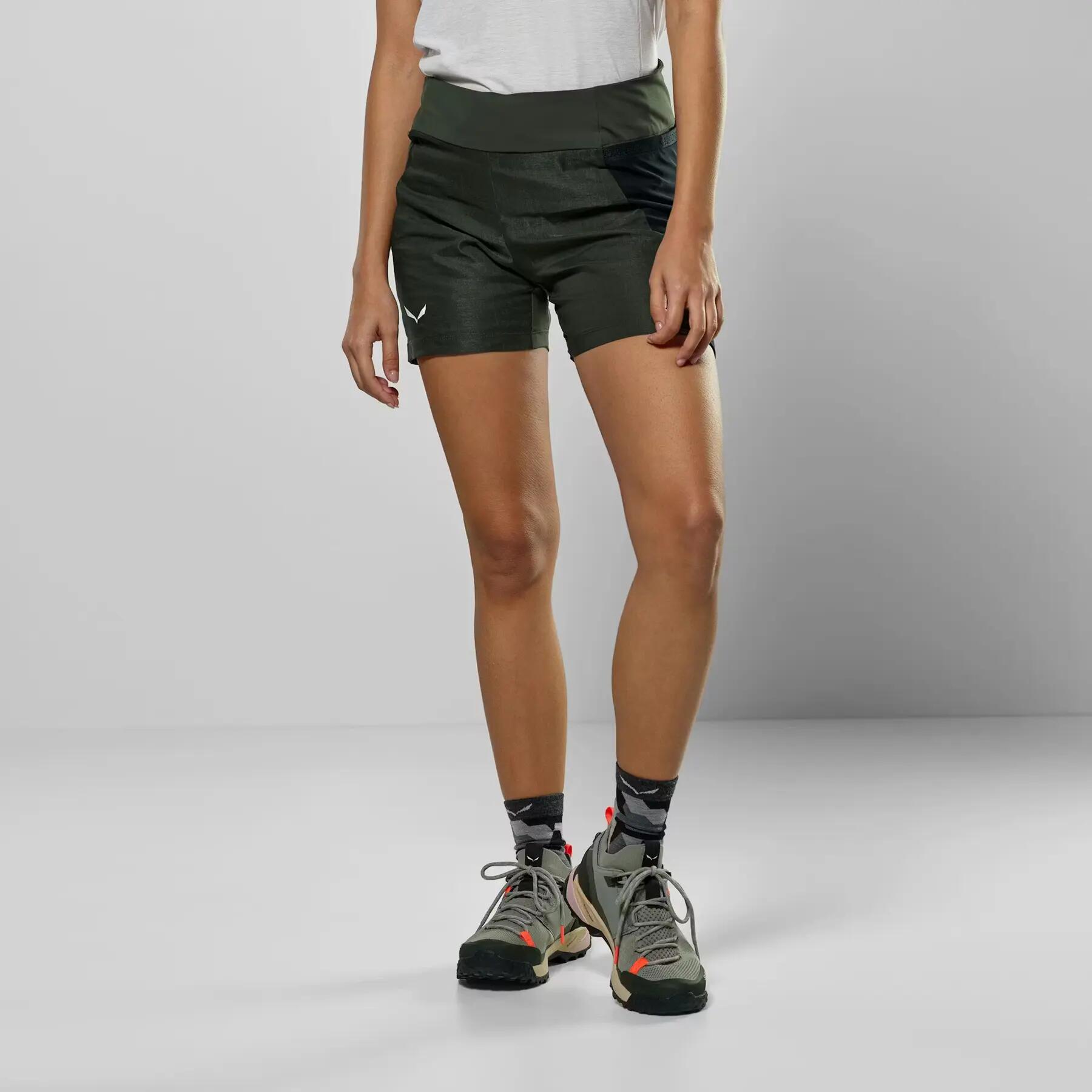 Pantalón corto mujer Salewa Puez Hemp Hybride 3/5