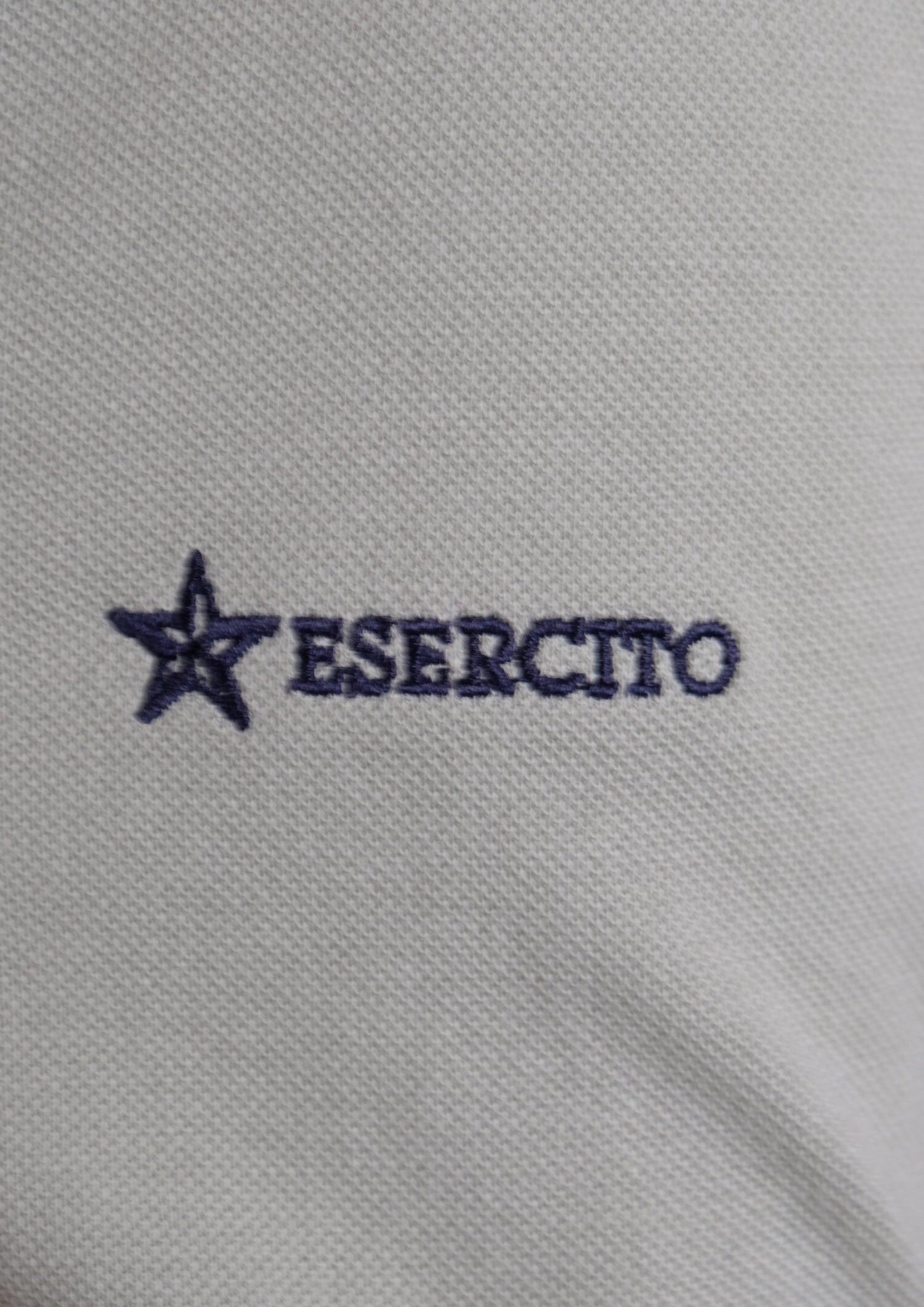 Polo Aviazione Esercito verde a maniche corte in cotone uomo 4/4