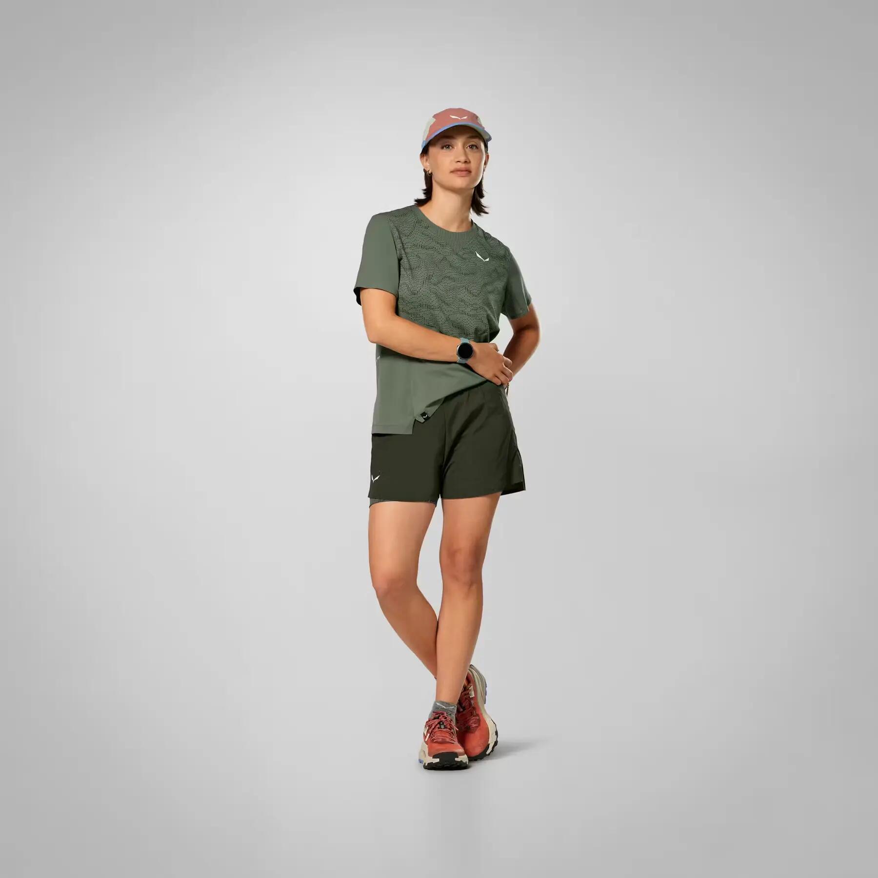 Short de senderismo 2 en 1 mujer Salewa Pedroc 3/5
