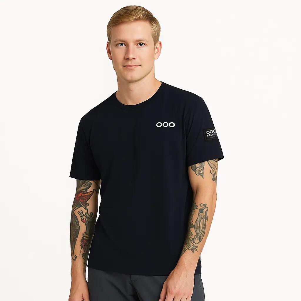 T-shirt ECOON modèle La Campetoise couleur bleu Marino 5/7