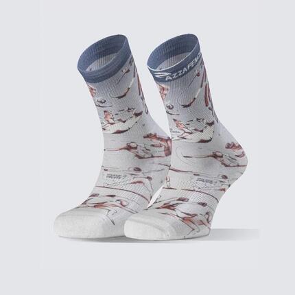 Uniseks AirFlow Crew-sokken Blauw/Rood