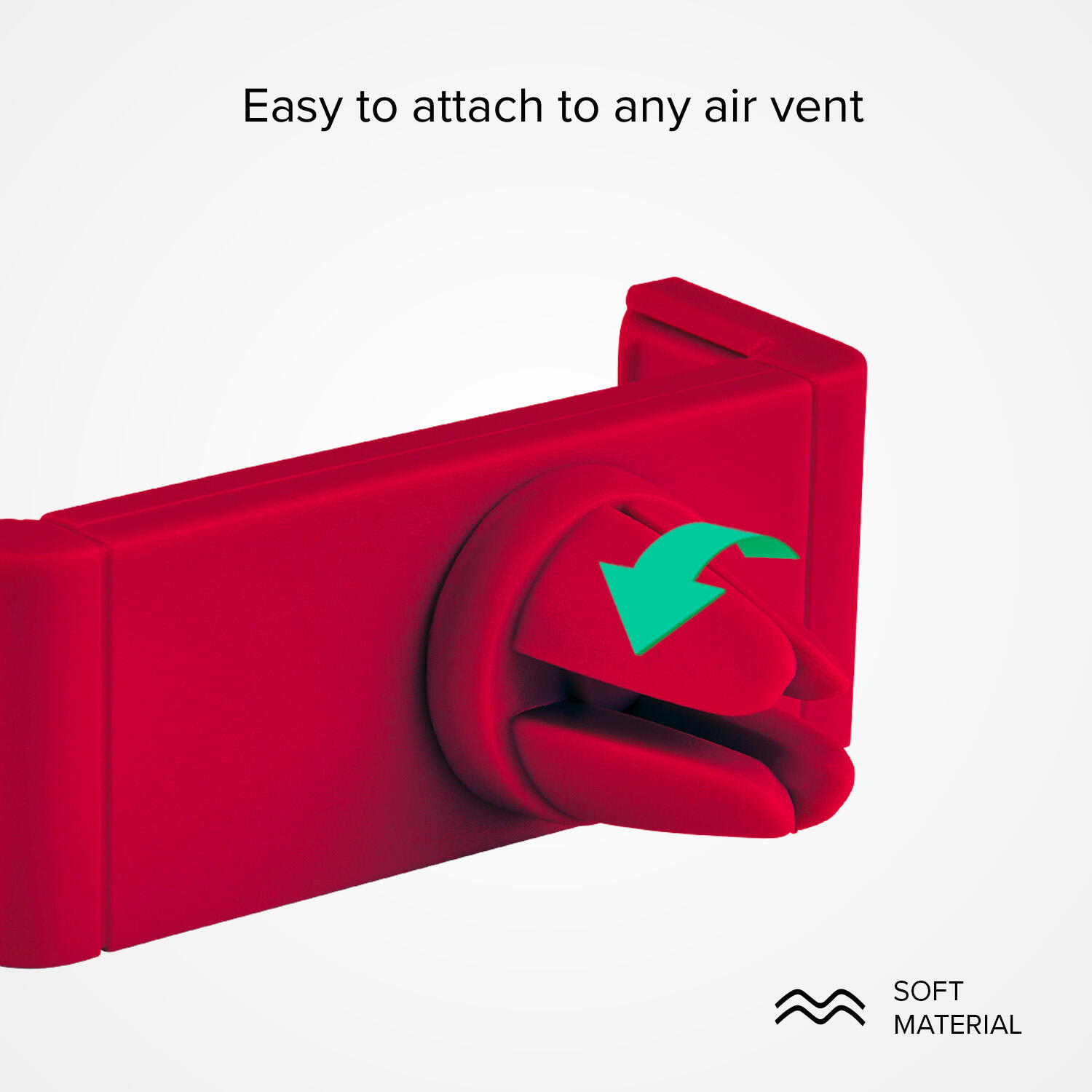 Support de voiture pour smartphones jusqu'à 80 mm 3/4