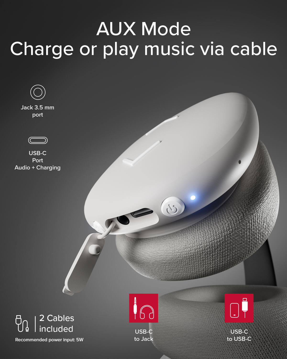 Casque sans fil Pure Wave autonomie 50 h avec micro 7/7
