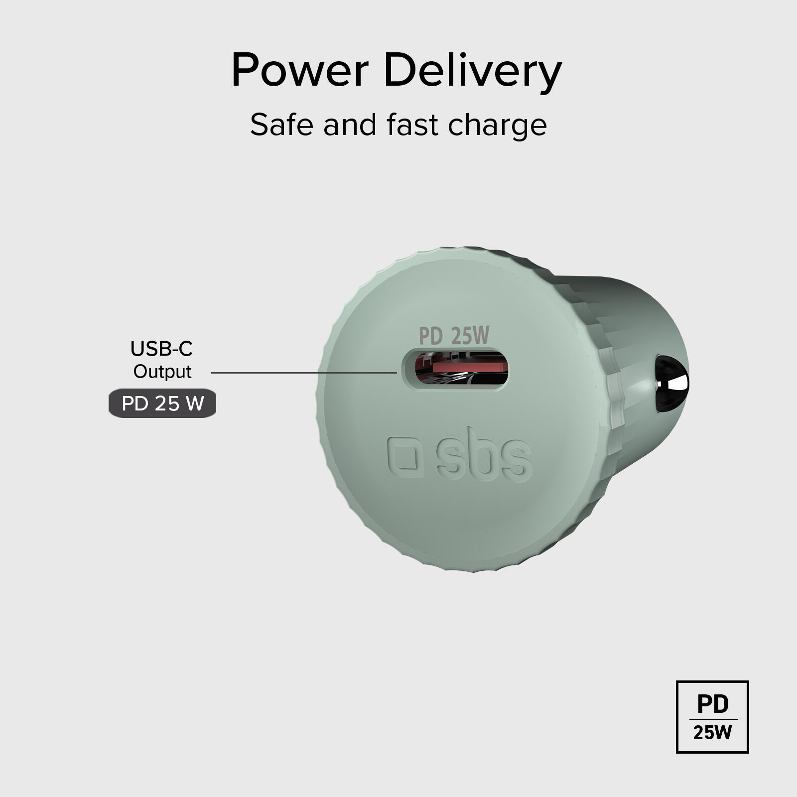 Chargeur de voiture en matériau recyclé GRS 5/7
