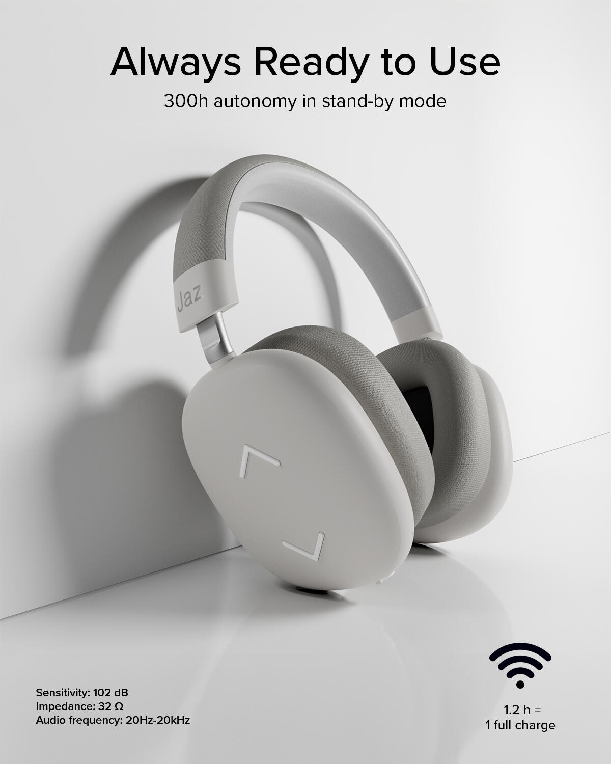 Casque sans fil Pure Wave autonomie 50 h avec micro 5/7