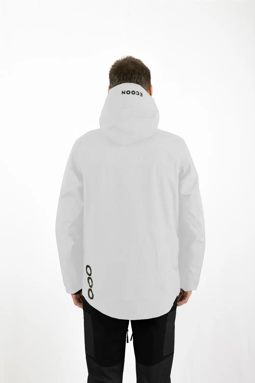 Abrigo ECOExplorer Jacket de la marque ECOON couleur blanc 2/5