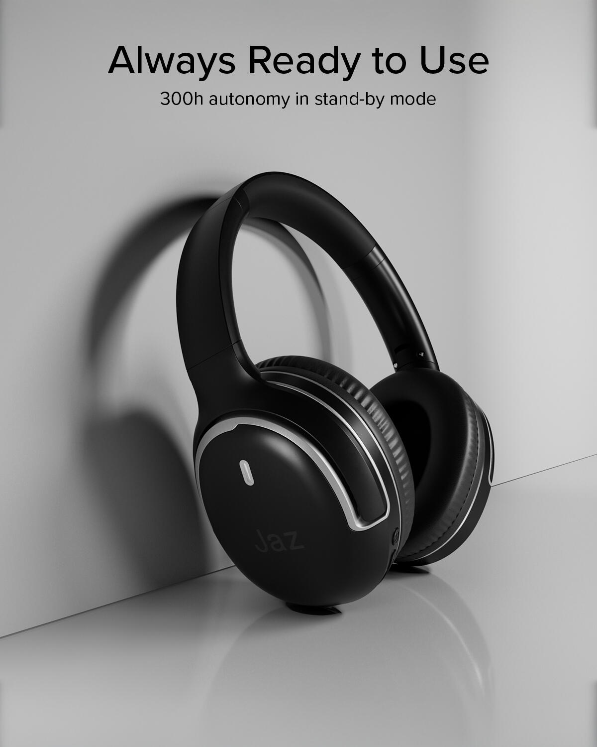 Casque sans fil Over-Ear avec microphone et commandes intégrés 5/7
