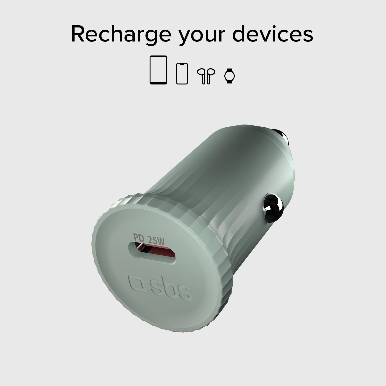 Chargeur de voiture en matériau recyclé GRS 4/7