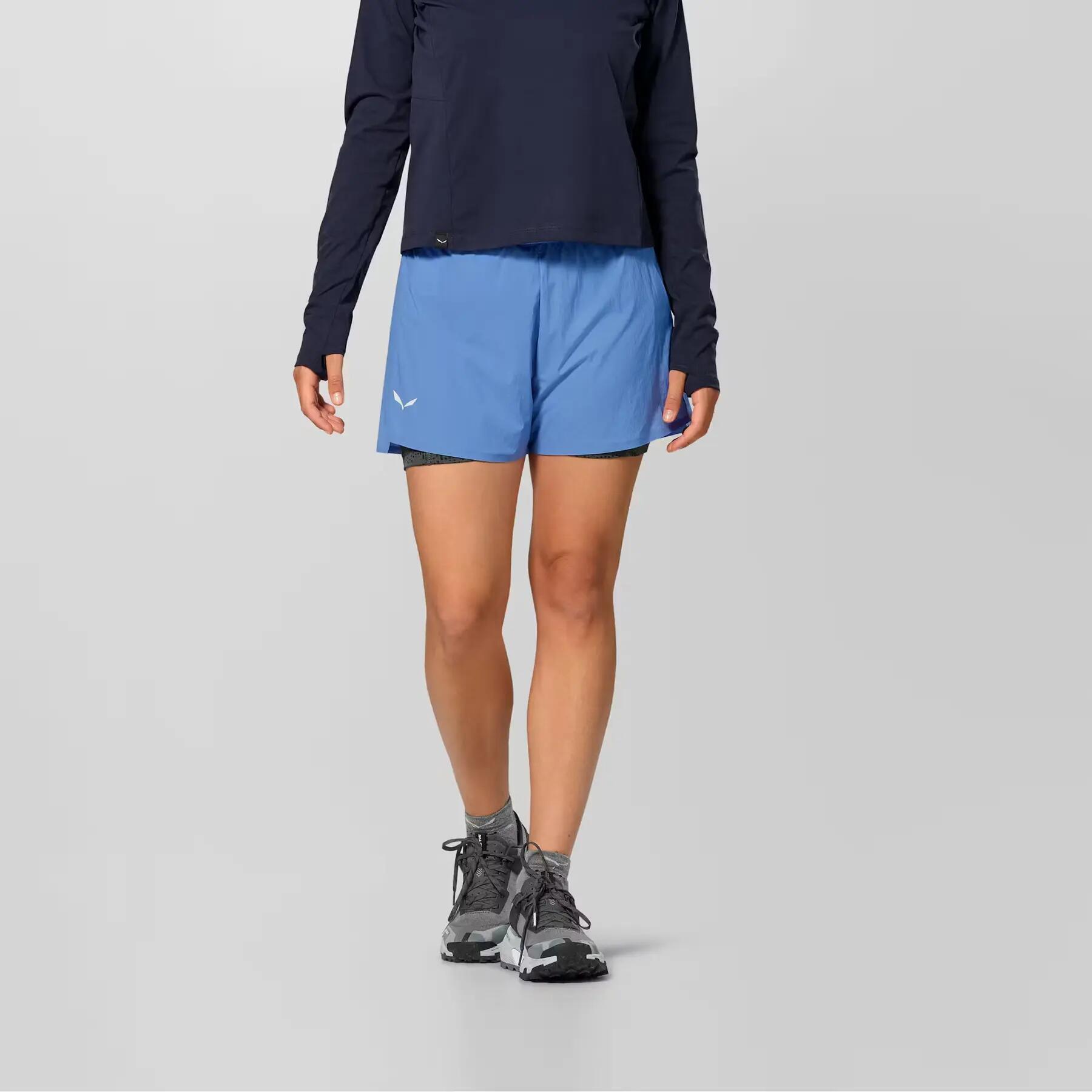 Short de senderismo 2 en 1 mujer Salewa Pedroc 2/5