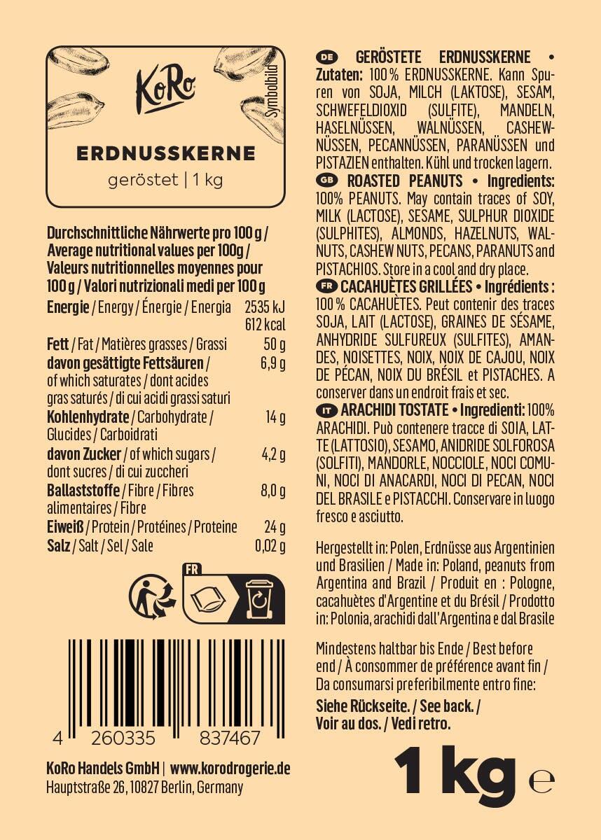 Arachidi tostate | 1 kg 3/6