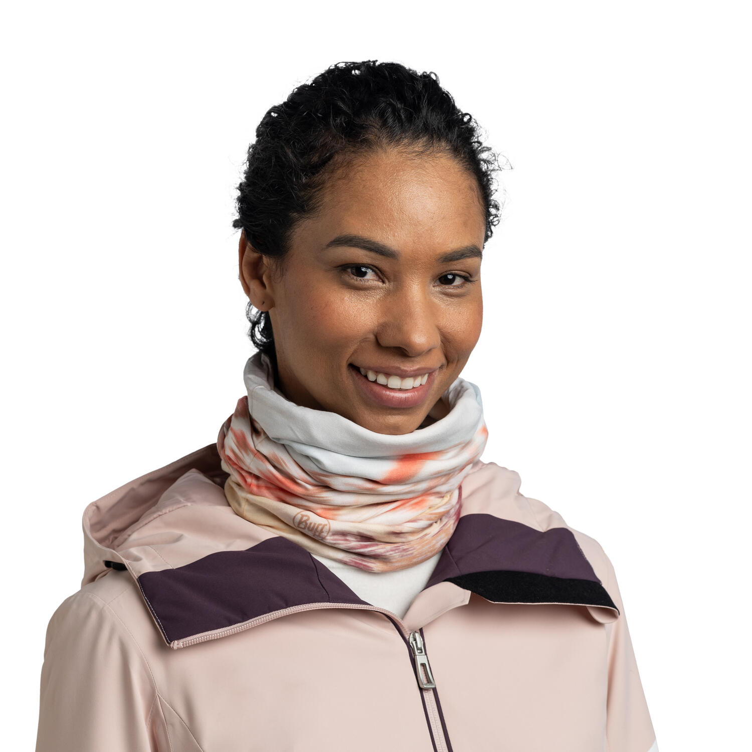 Braga de cuello Polar Reversible Unisex Buff Naranja 5/7