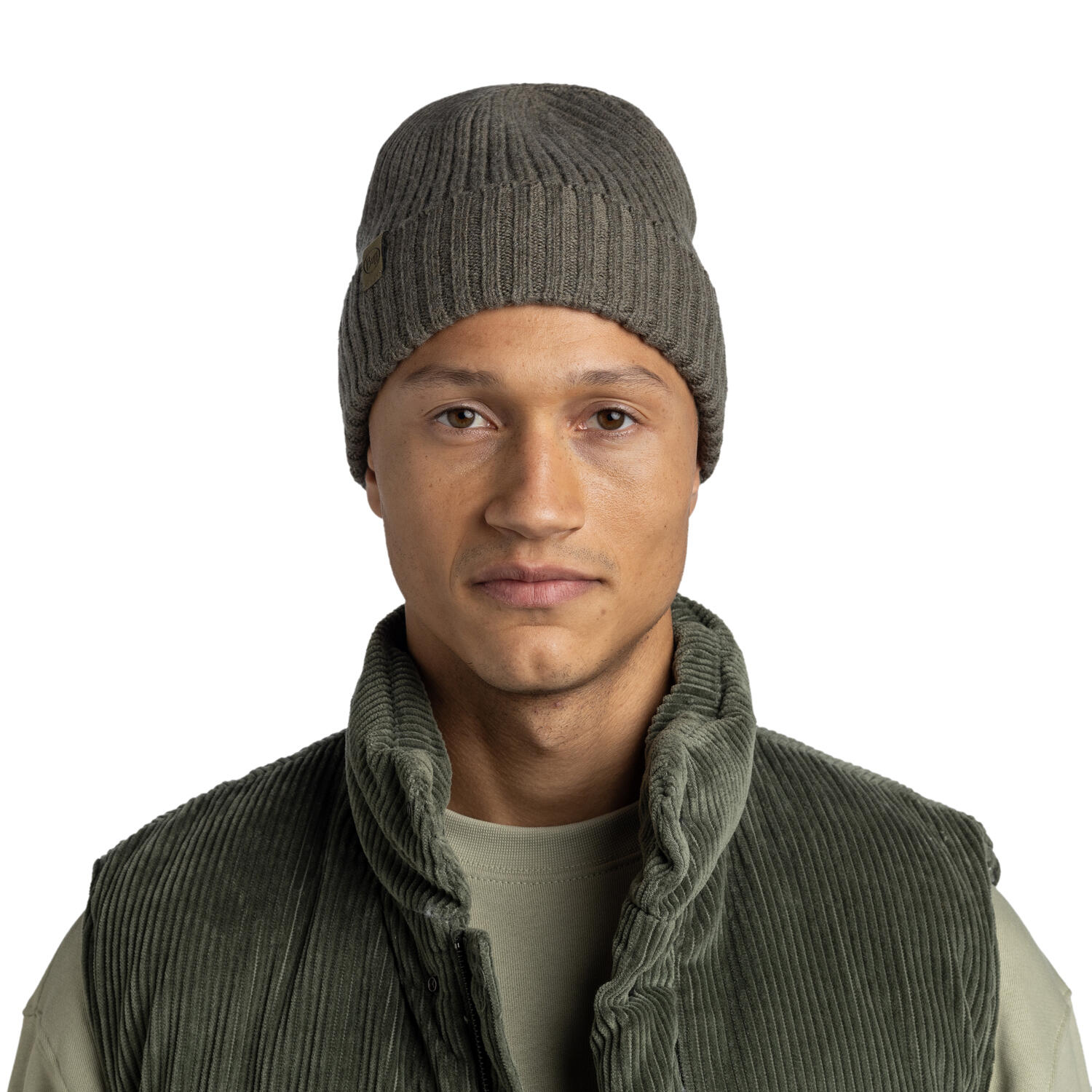 Gorro Knitted Unisex Buff Marrón ÚNICA 3/5