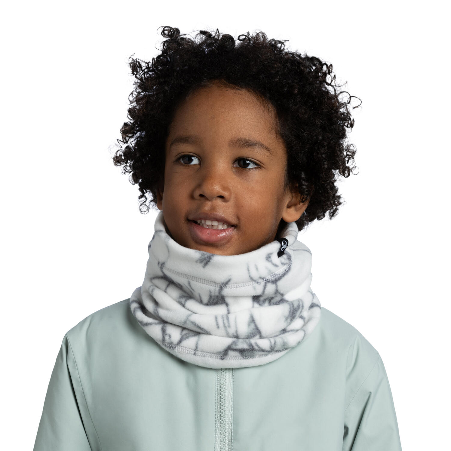 Braga de cuello Polar Prints Unisex Buff Blanco 3/5