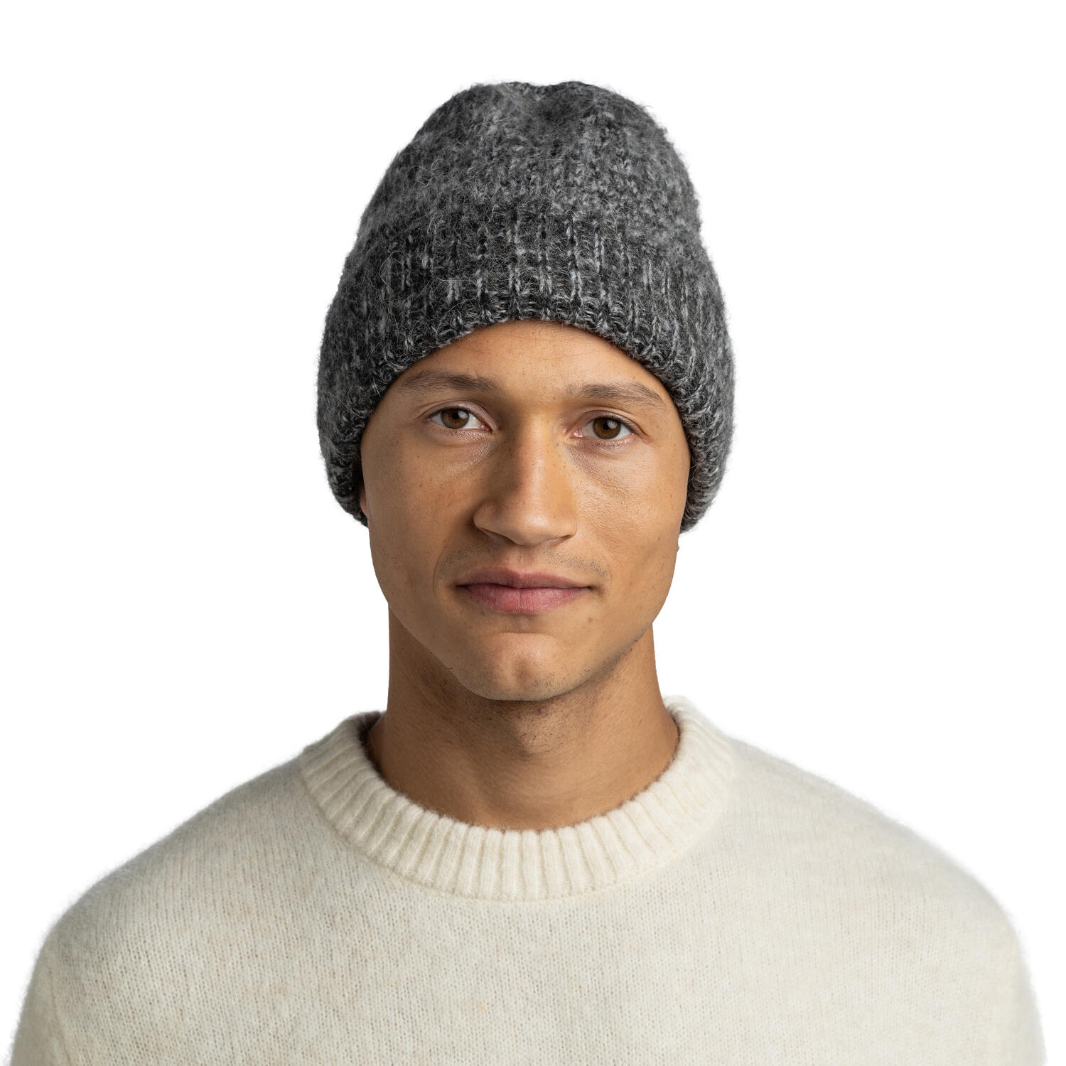 Gorro Knitted Unisex Buff Gris oscuro 3/5