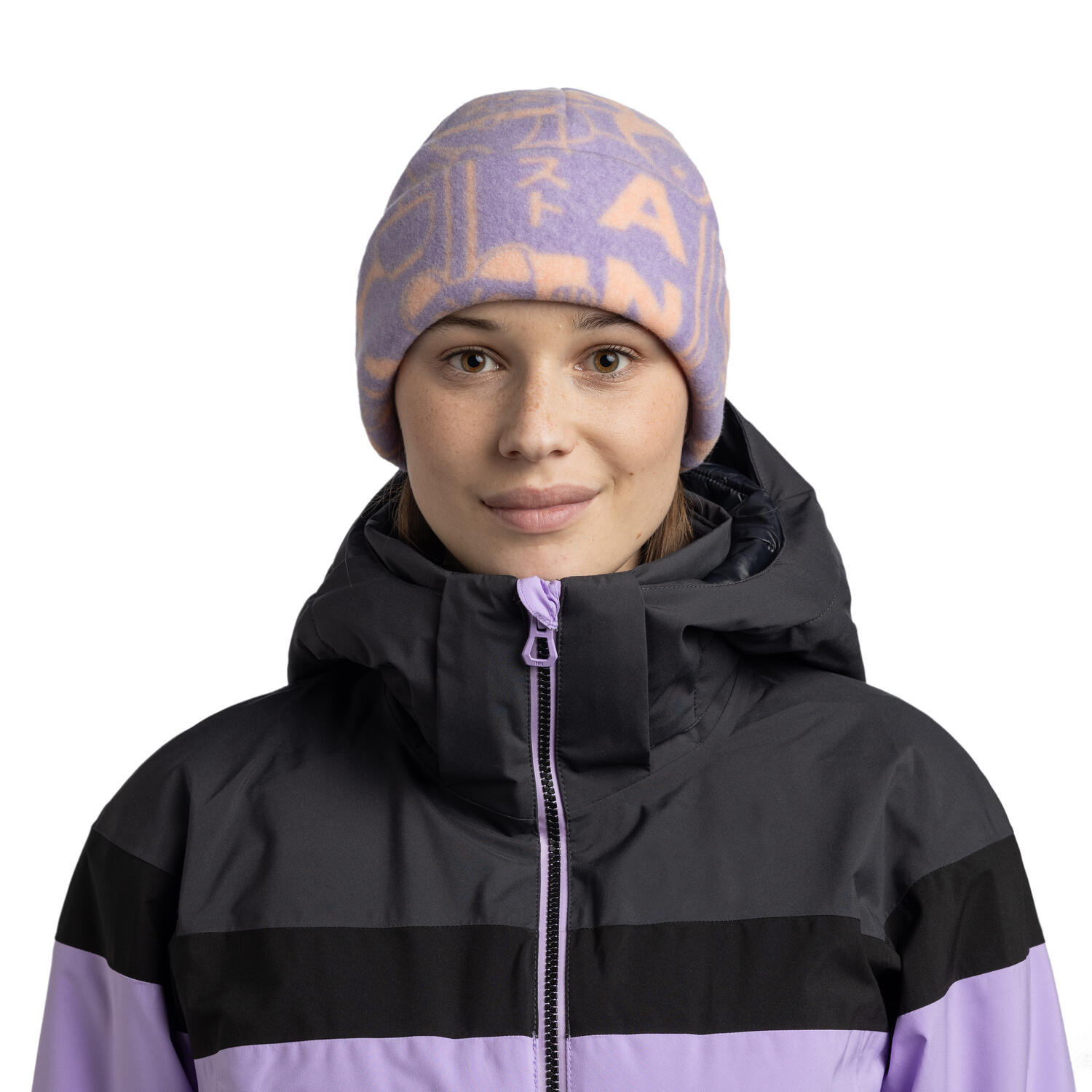 Gorro Polar Pattern Unisex Buff Morado 3/5