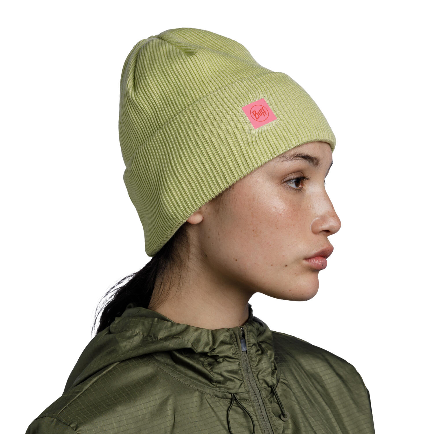 Bonnet Unisexe Buff Crossknit Vert 2/7