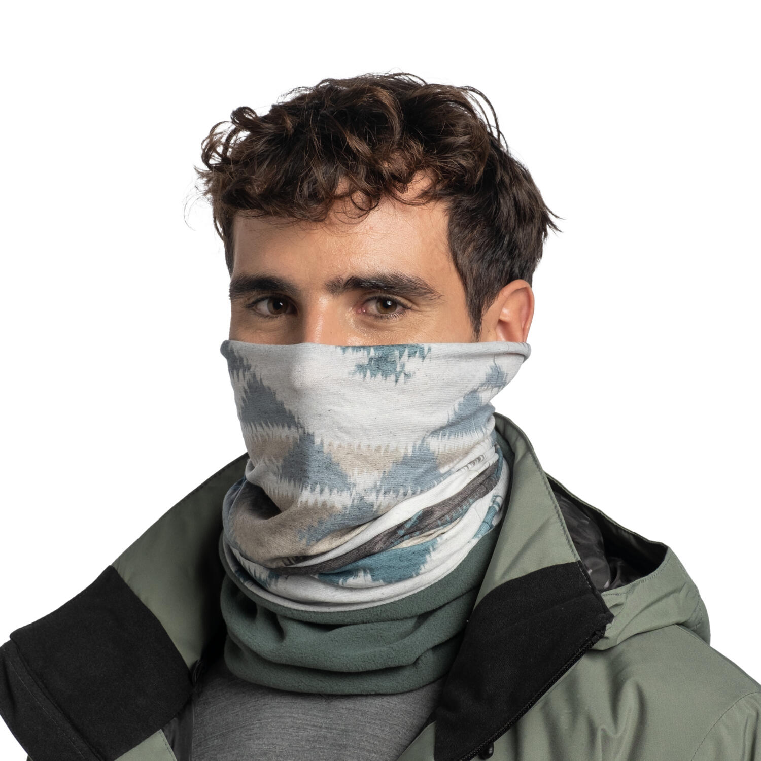 Braga de cuello Polar Unisex Buff Marrón 2/7