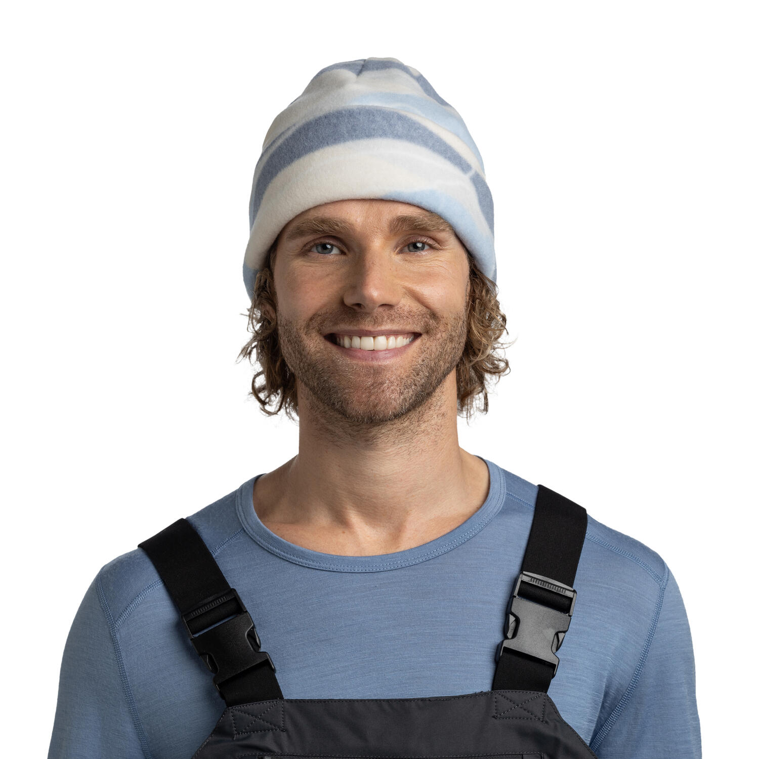 Gorro Polar Pattern Unisex Buff Azul ÚNICA 3/5