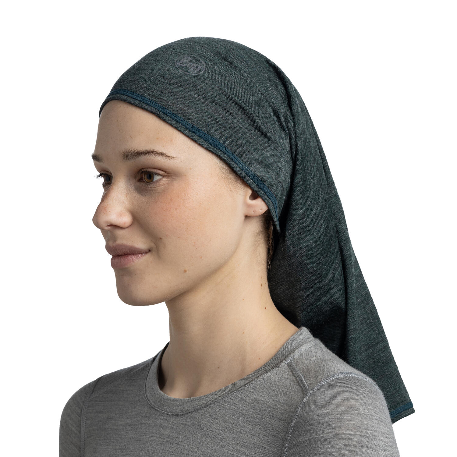 Braga de cuello Merino Lightweight Unisex Buff Verde 6/7