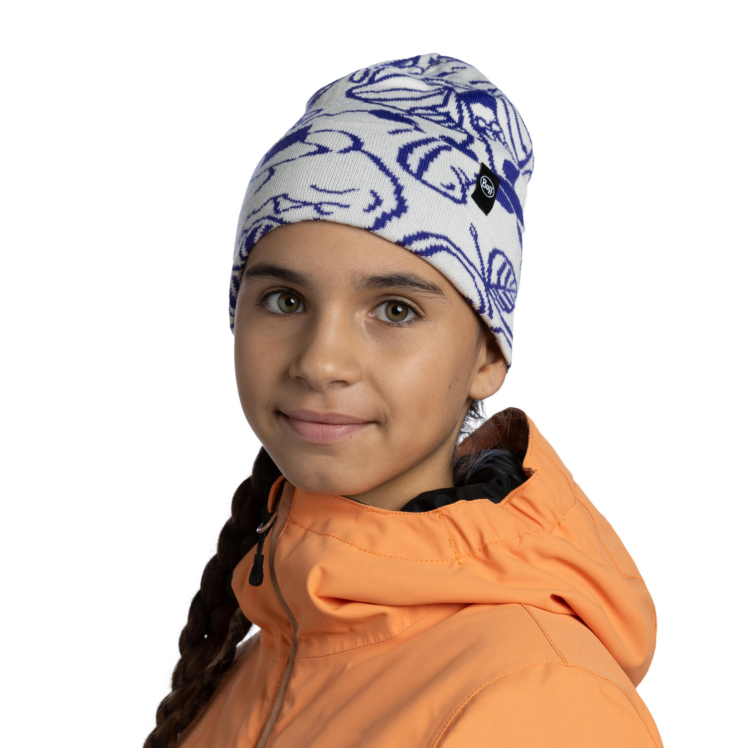 Gorro Knitted Unisex Buff Blanco 4/5