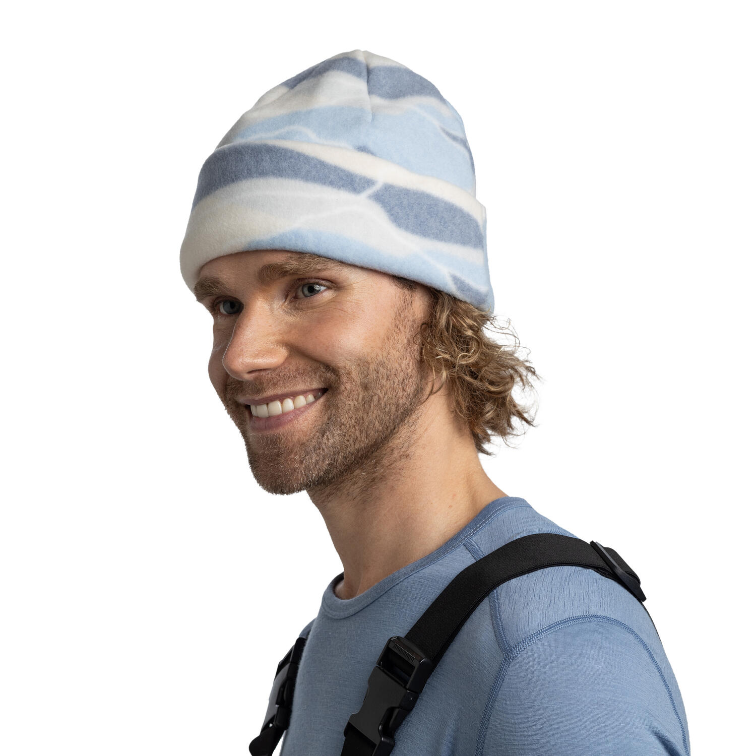 Gorro Polar Pattern Unisex Buff Azul ÚNICA 4/5