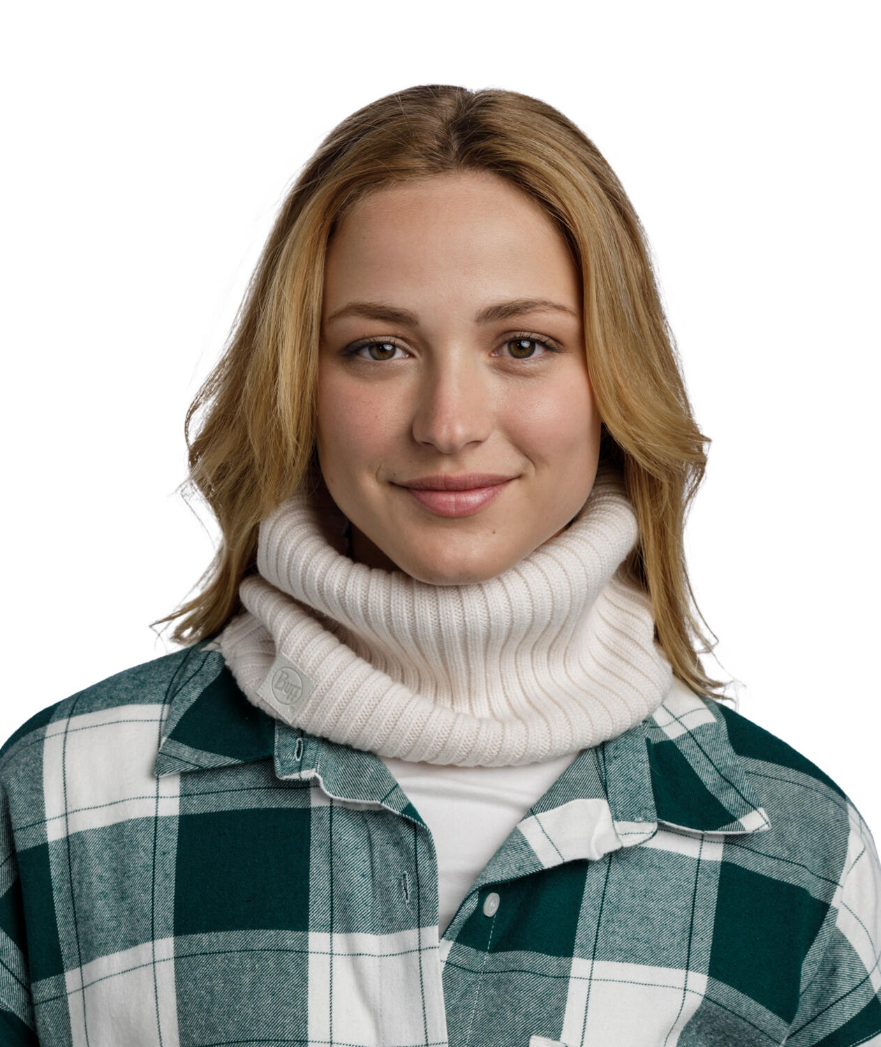 Braga de cuello Knitted Unisex Buff Blanco ÚNICA 4/7