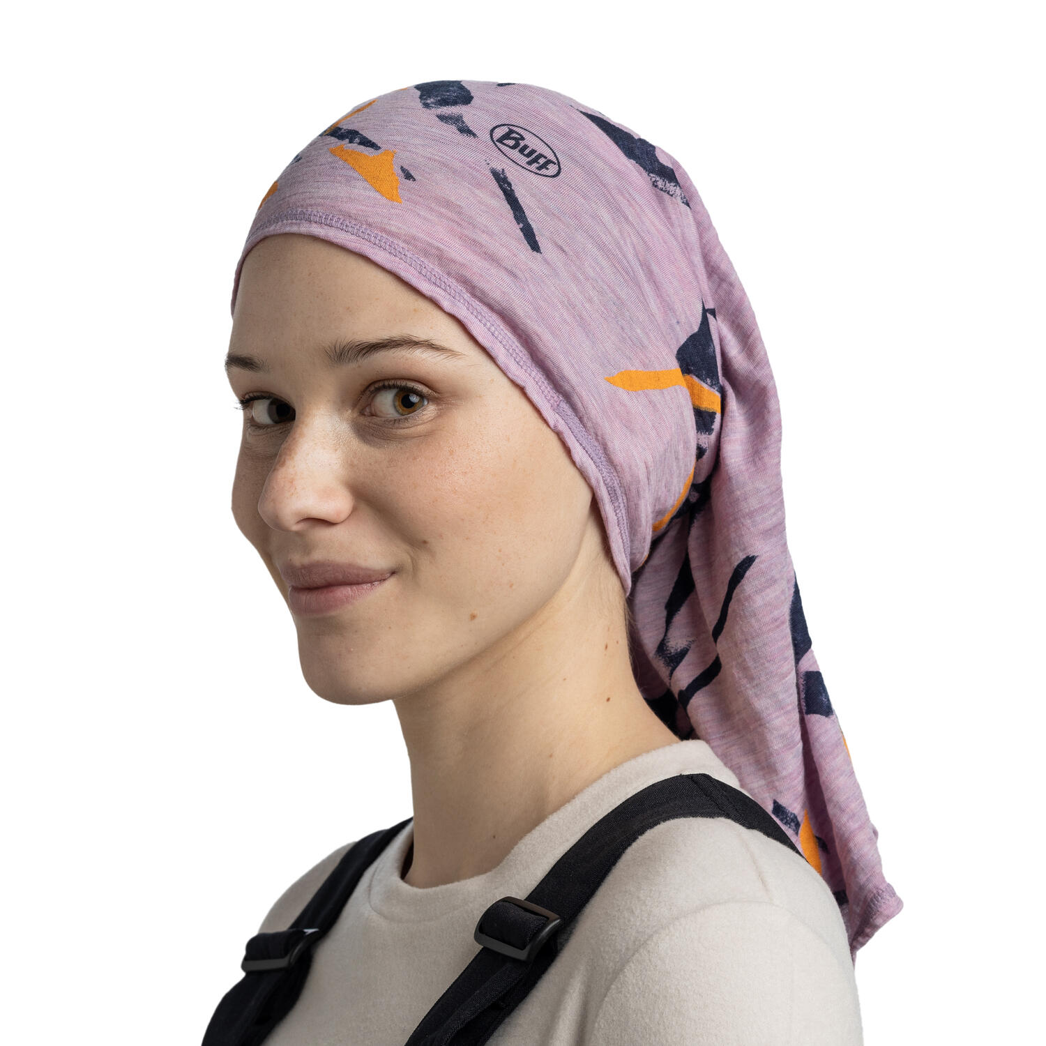 Braga de cuello Merino Lightweight Unisex Buff Morado 6/7