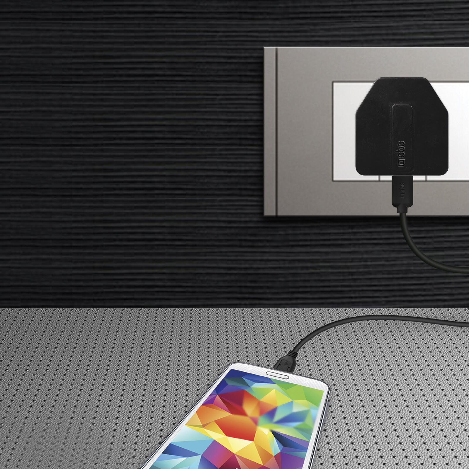 Caricabatterie da viaggio da 1A USB 2/2