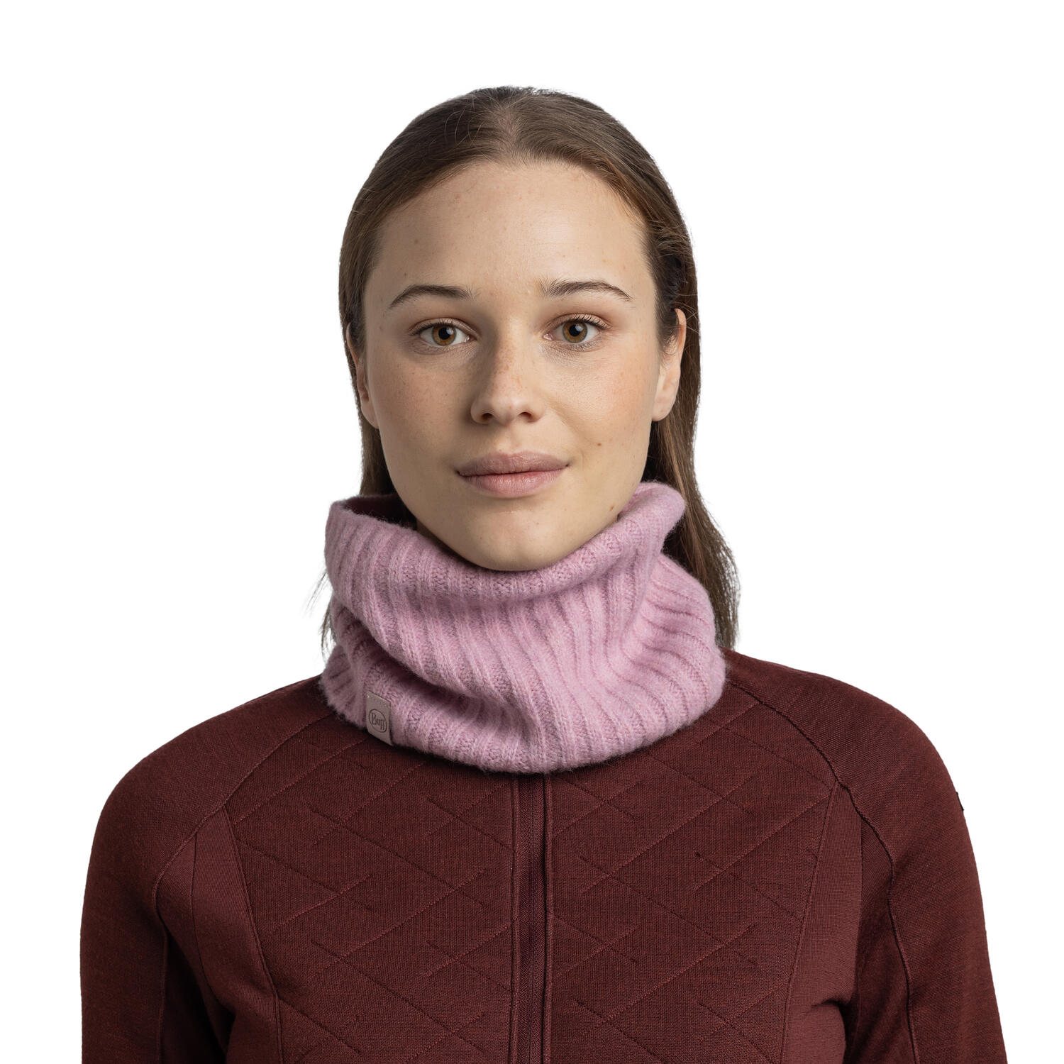 Cache-cou tricoté Unisex Buff Rose TAILLE UNIQUE 5/7