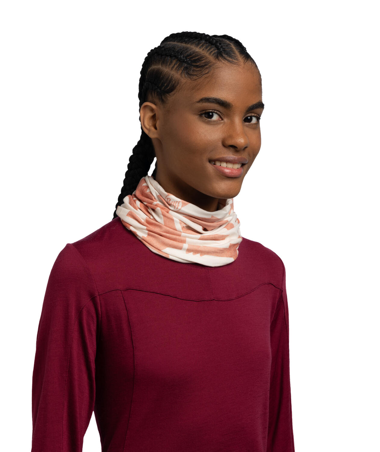 Braga de cuello Original EcoStretch Unisex Buff Blanco 5/7