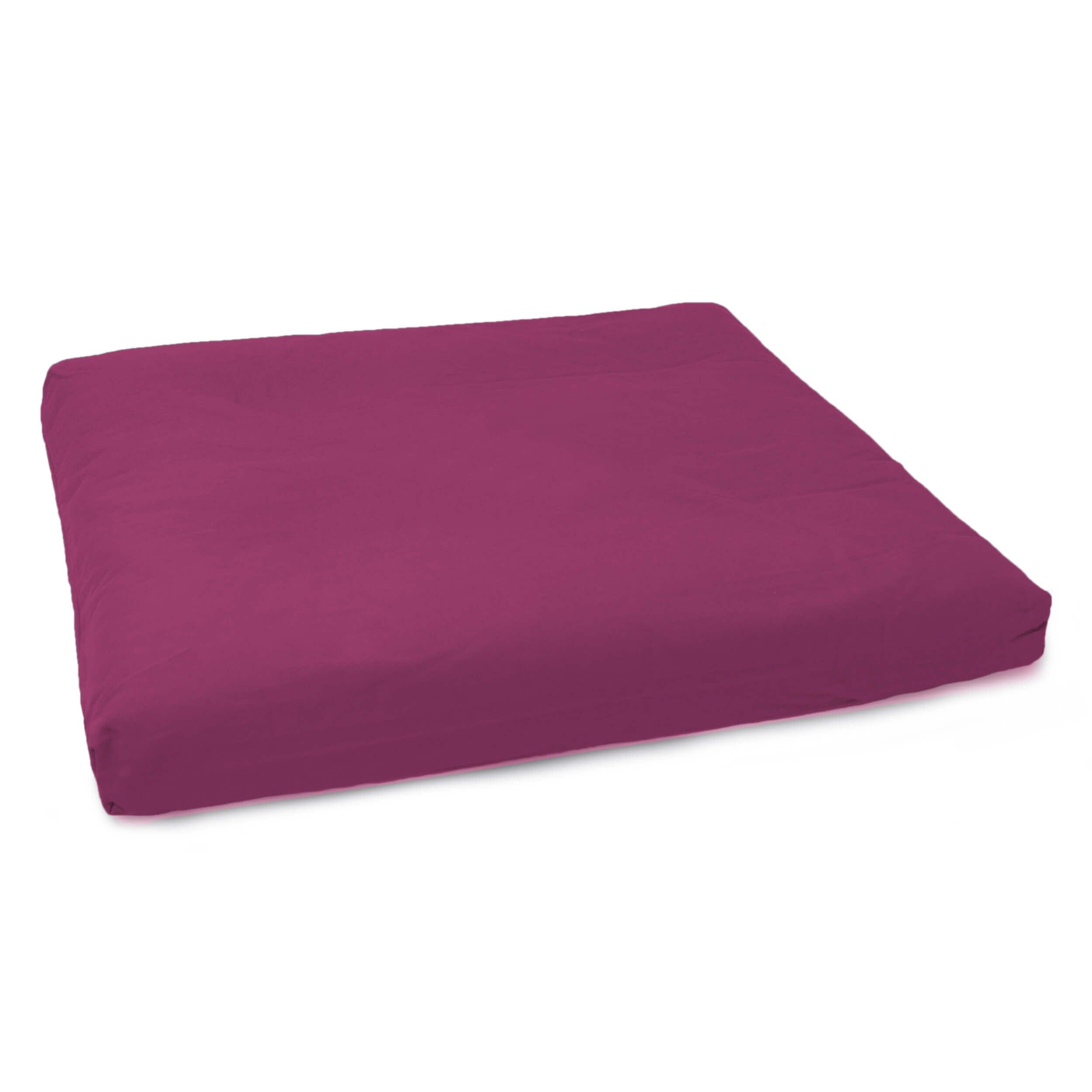 Futon - basic - boysenberry - organic cotton - 70 x 60 cm 2/2