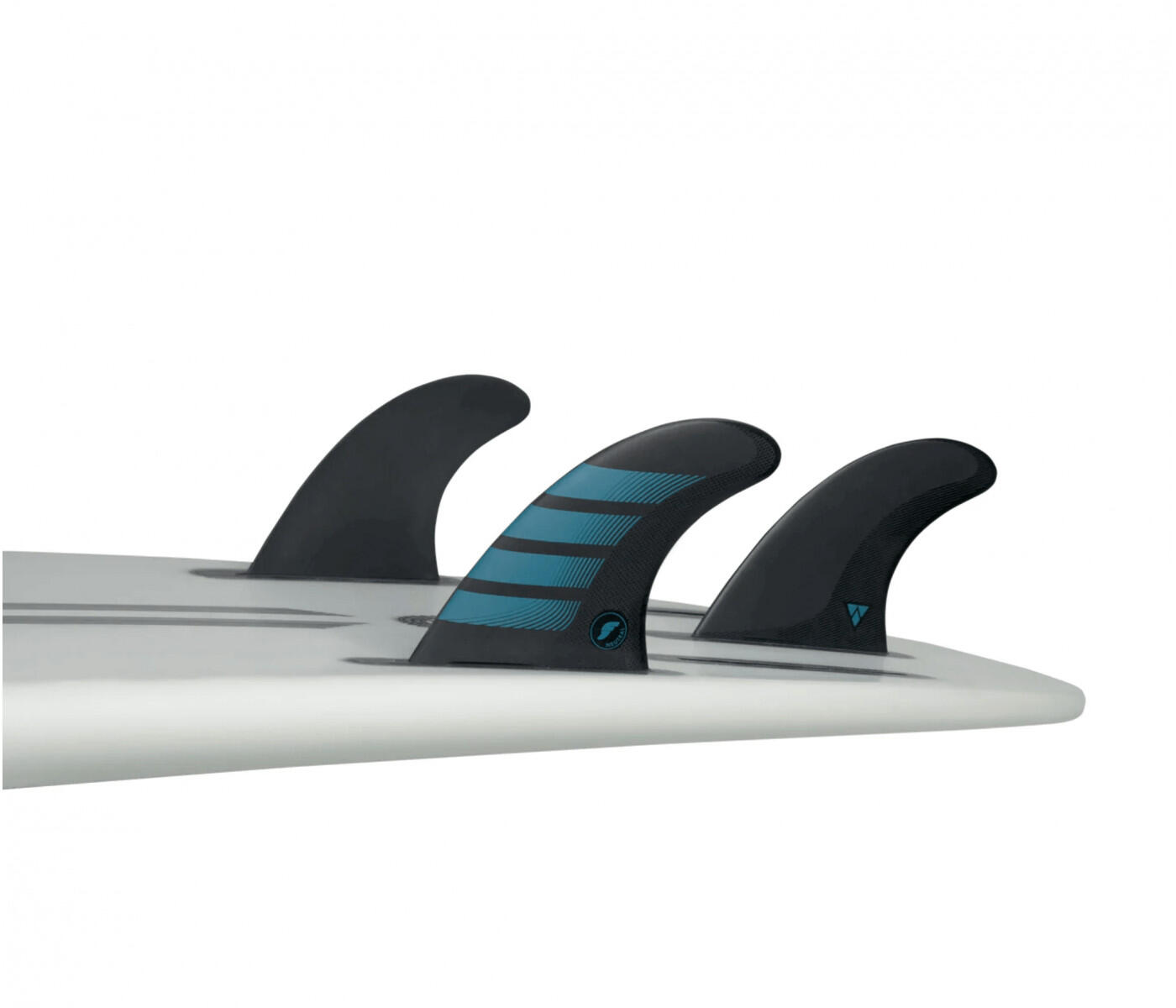 F4  Small Alpha Fin -Thruster -Carbon/Blue 2/2
