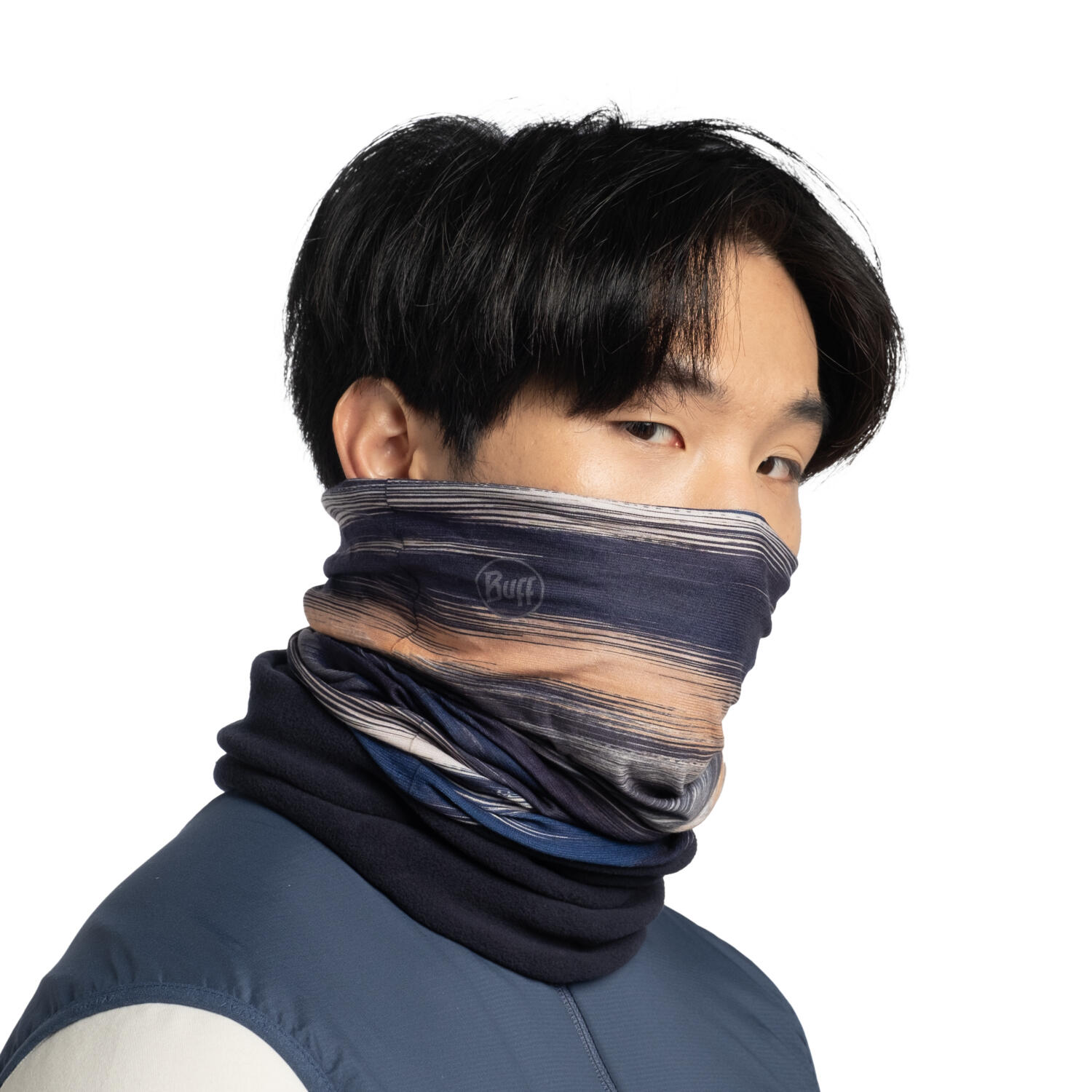 Braga de cuello Polar Unisex Buff Azul oscuro 2/7