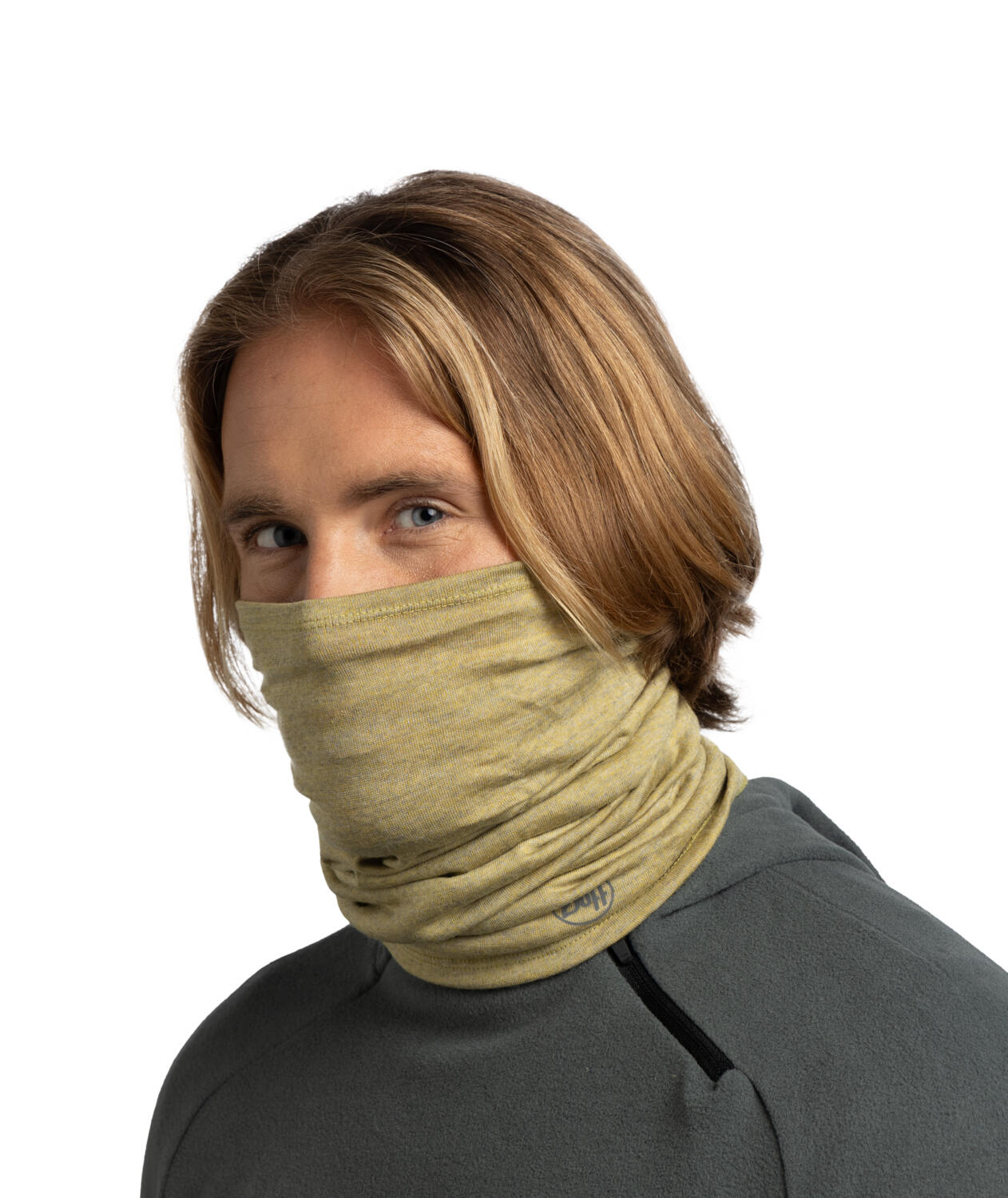 Braga de cuello Merino Midweight Unisex Buff Marrón 6/7